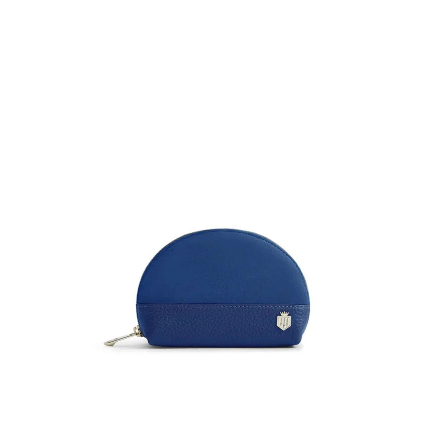 Chiltern Coin Purse  - Porto Blue Suede