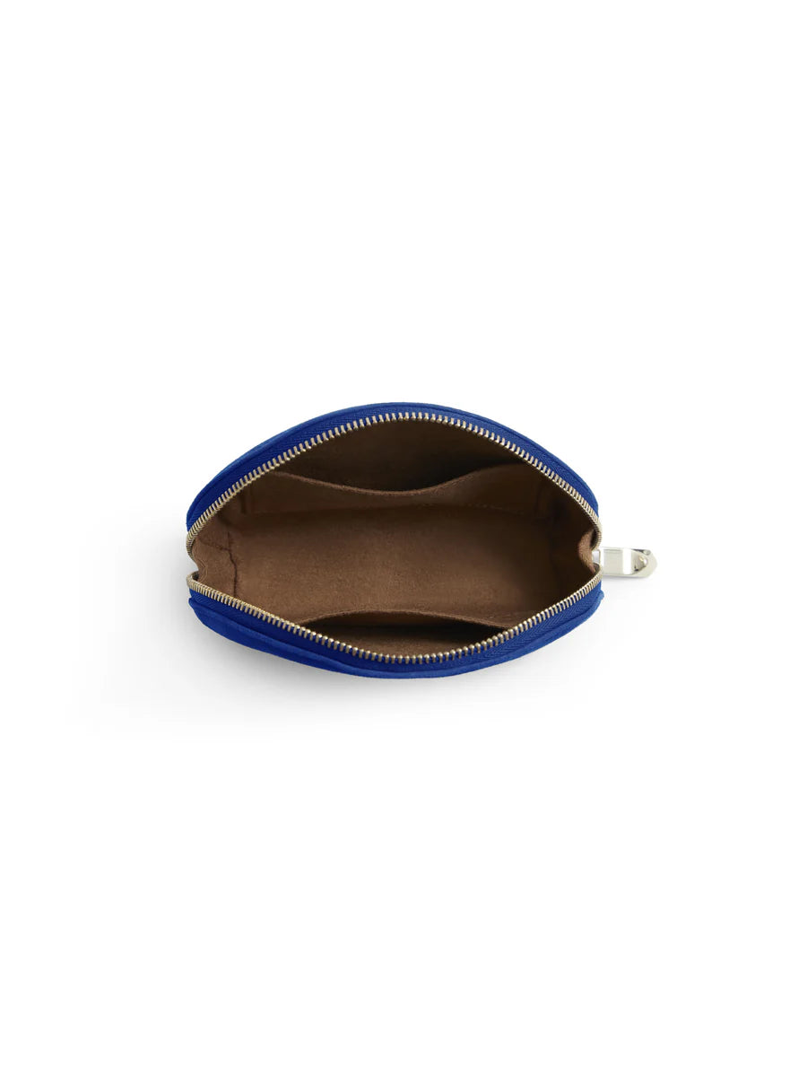 Chiltern Coin Purse  - Porto Blue Suede