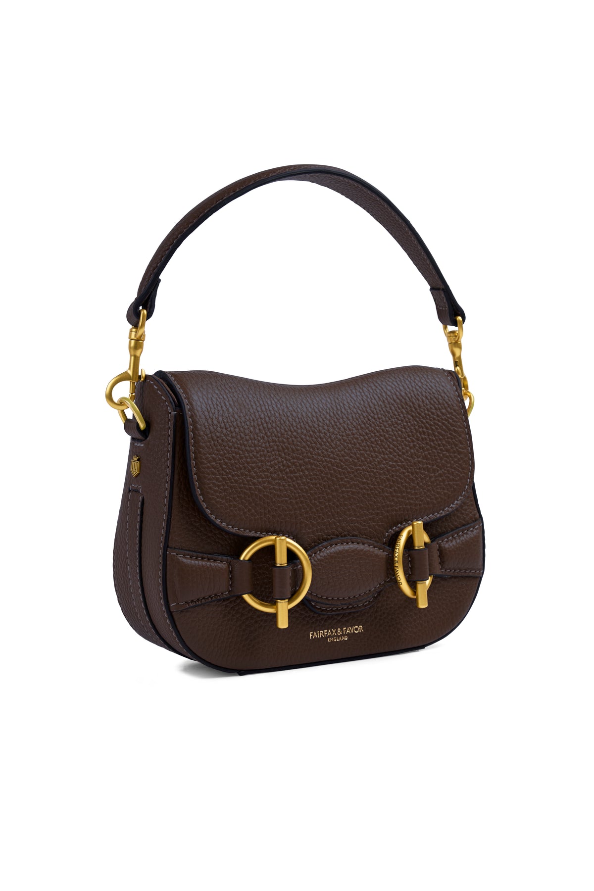 Connie Handbag - Mahogany Leather