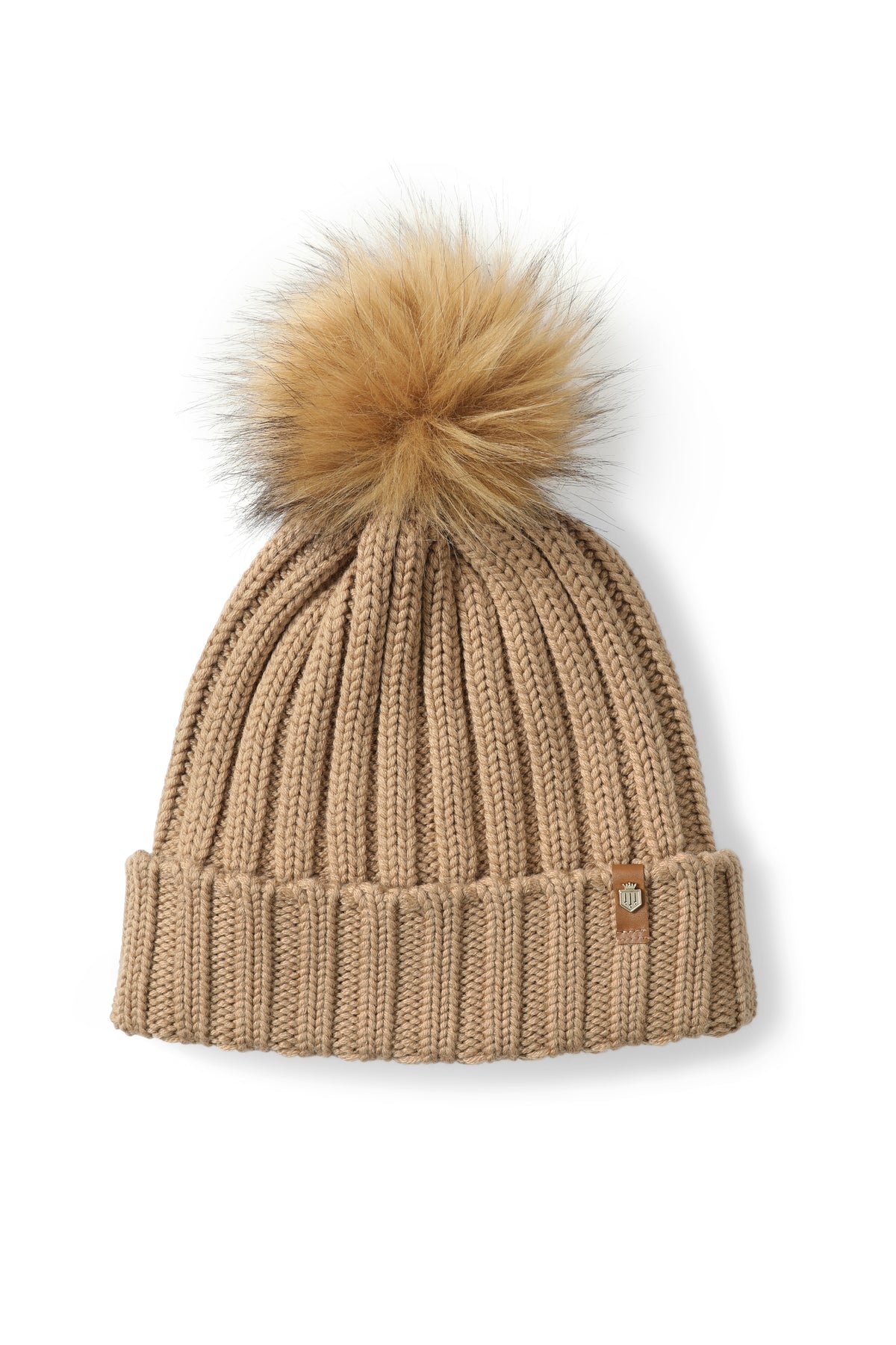 Signature Bobble Hat - Camel