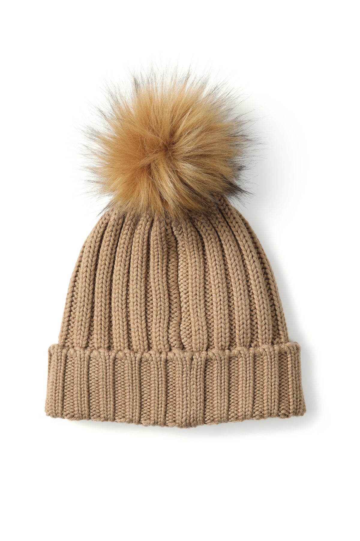 Signature Bobble Hat - Camel