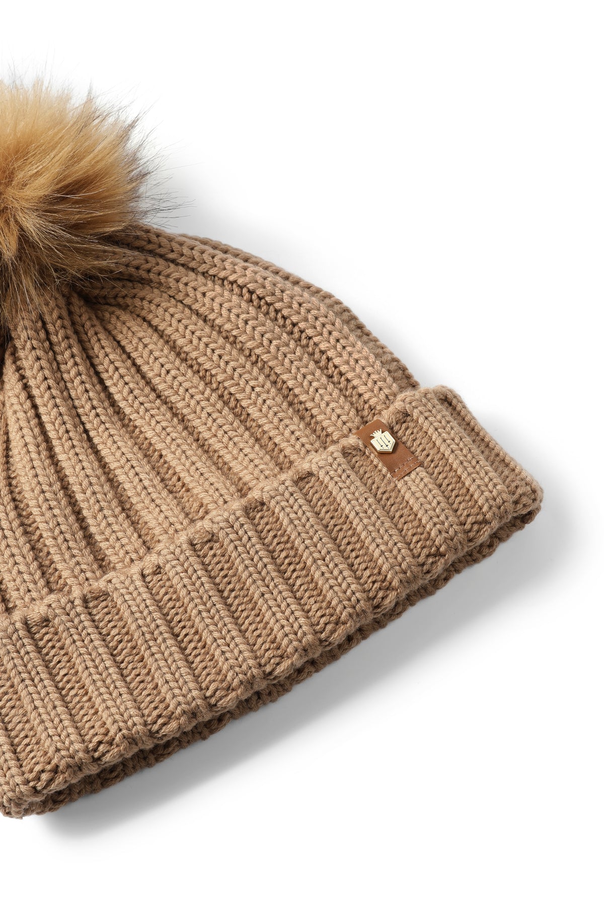 Signature Bobble Hat - Camel