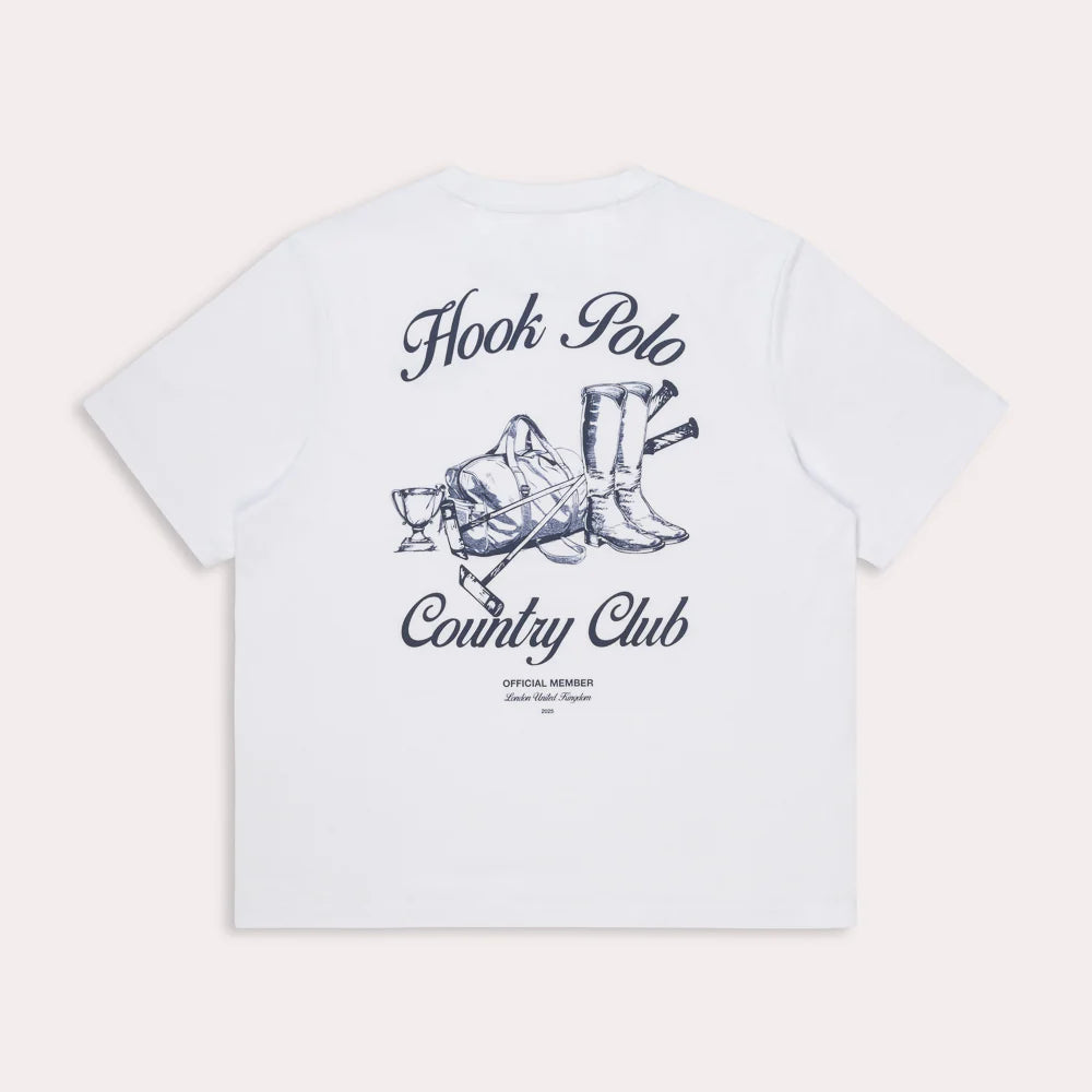 Unisex Country Club Tee - White