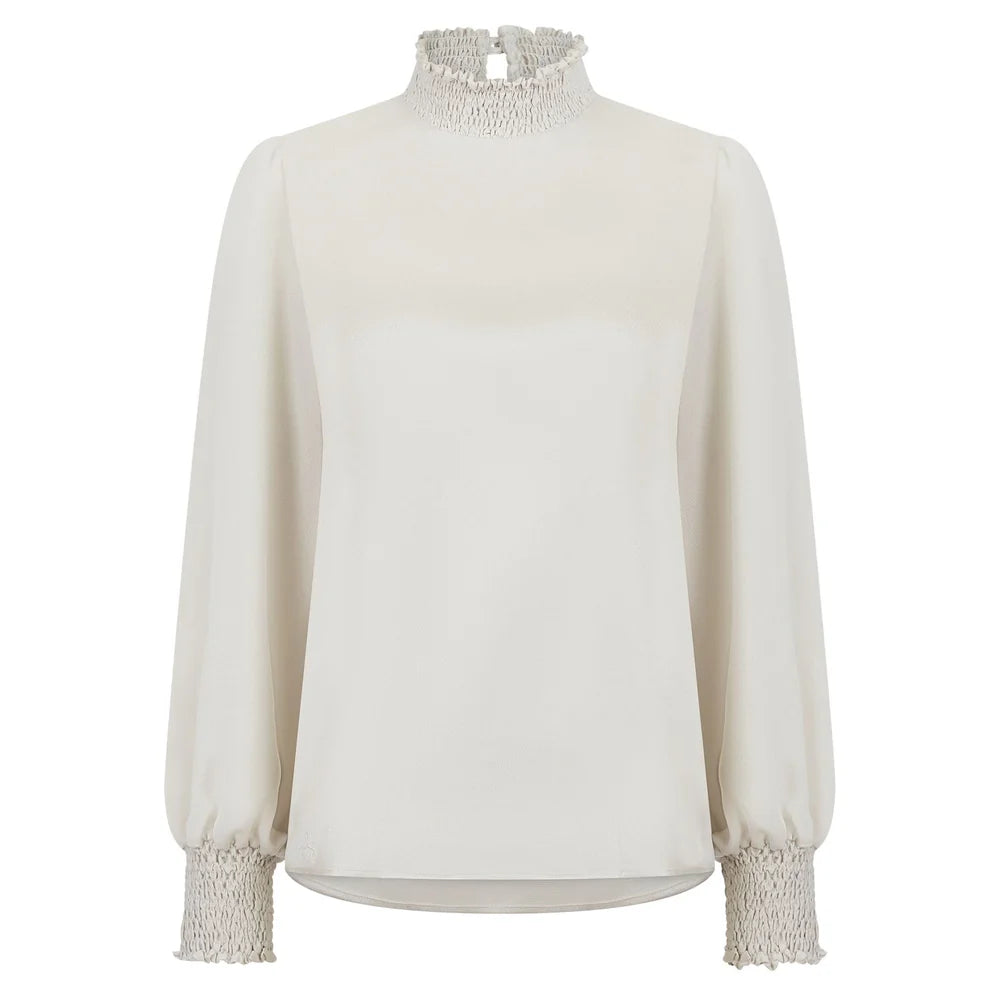 Diana Blouse - Pale Gold