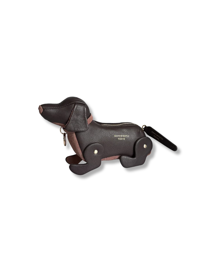 Doogle Puppy Purse - Truffle Plum & Rosewood Pink