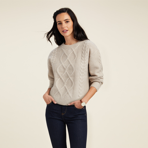 Winter Quarter Sweater - Oatmeal Heather