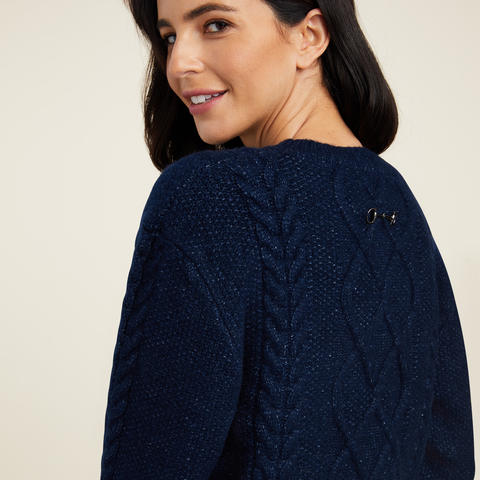 Winter Quarter Sweater - Navy