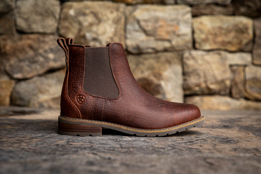 Men's Wexford Bison Chelsea Boot - Cognac Bison