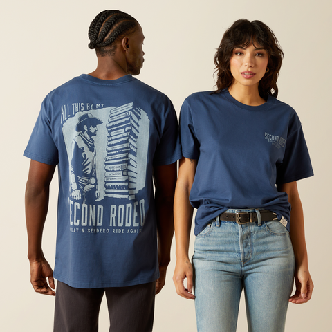 Sendero Second Rodeo T-Shirt - Dark Denim