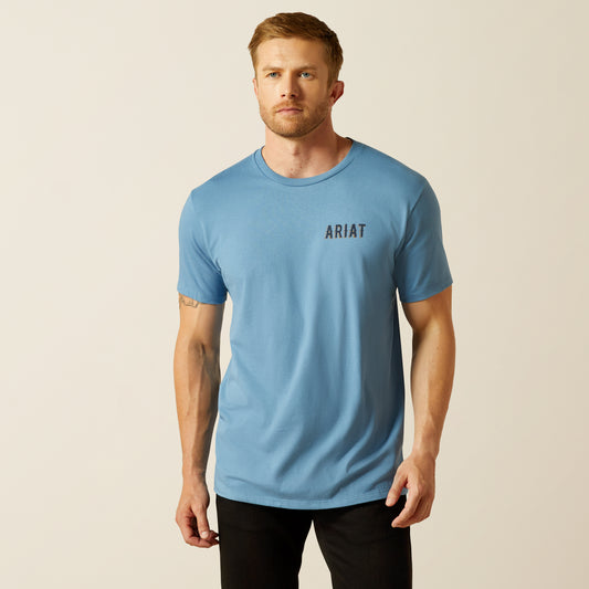Ariat Blazing Saddle T-Shirt - Coronet Blue