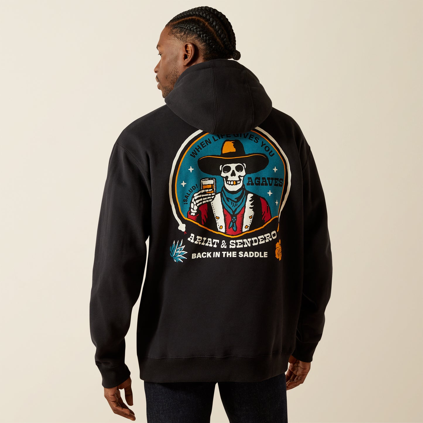 Sendero When Life Gives You Agaves Hoodie - Black