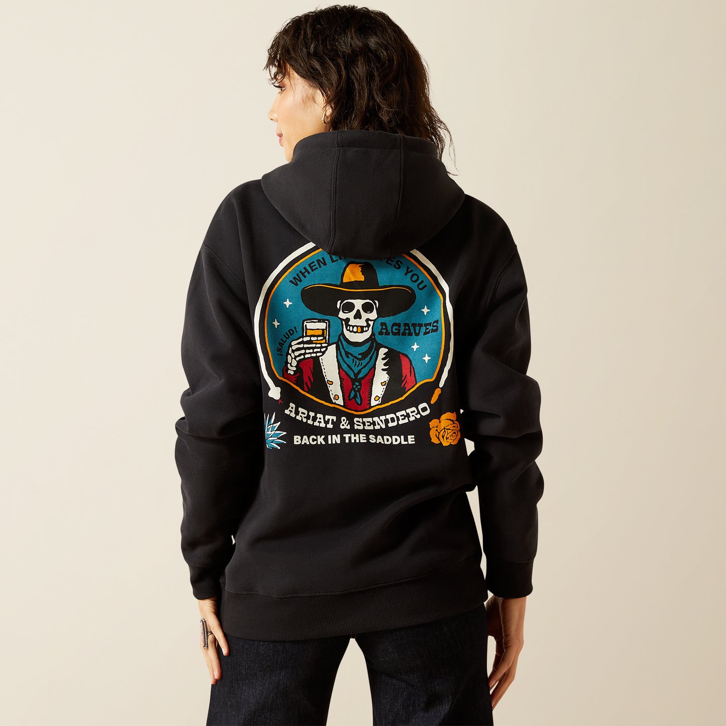 Sendero When Life Gives You Agaves Hoodie - Black