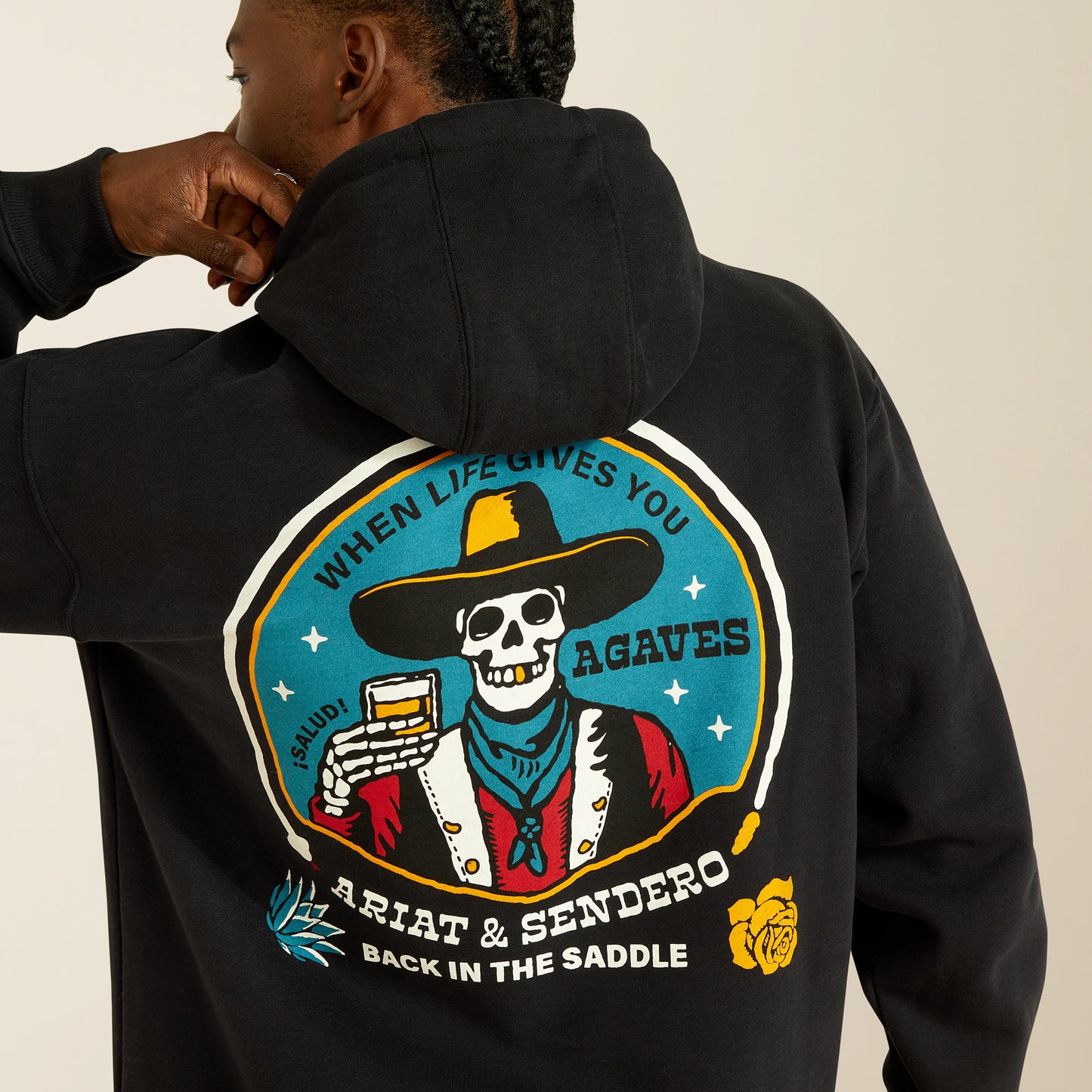 Sendero When Life Gives You Agaves Hoodie - Black