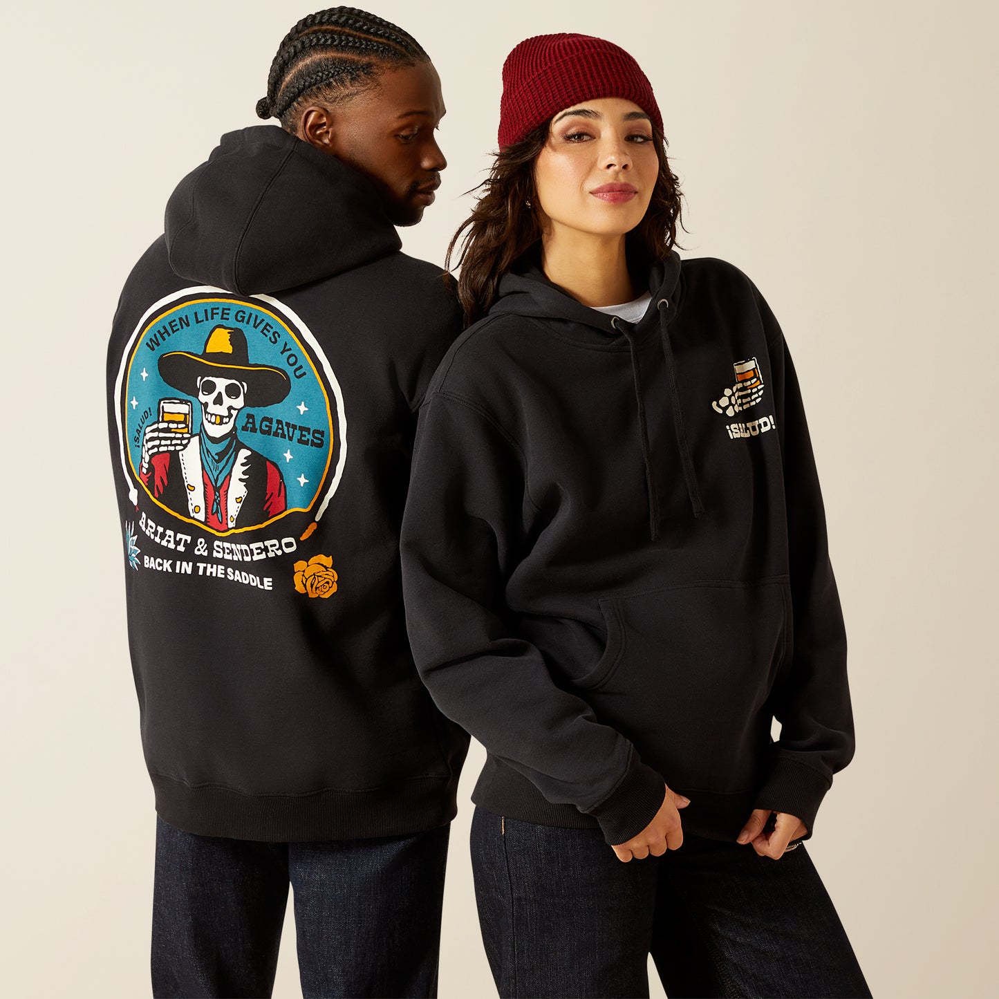 Sendero When Life Gives You Agaves Hoodie - Black