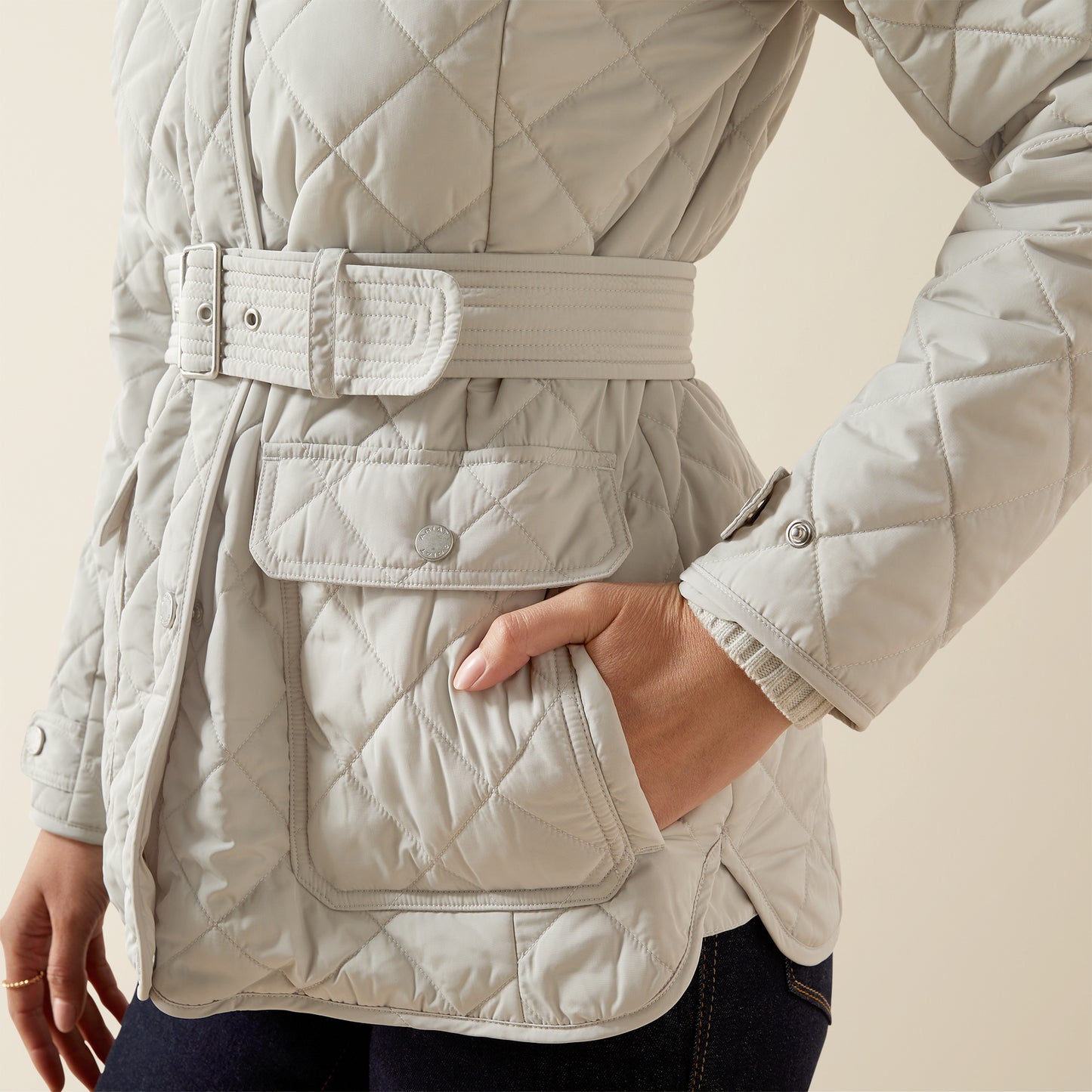 Woodside Quilted Insulated Jacket - Moonstruck