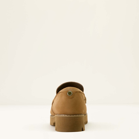 Stratford Lug Loafer - Tan Suede/Leopard Hair On