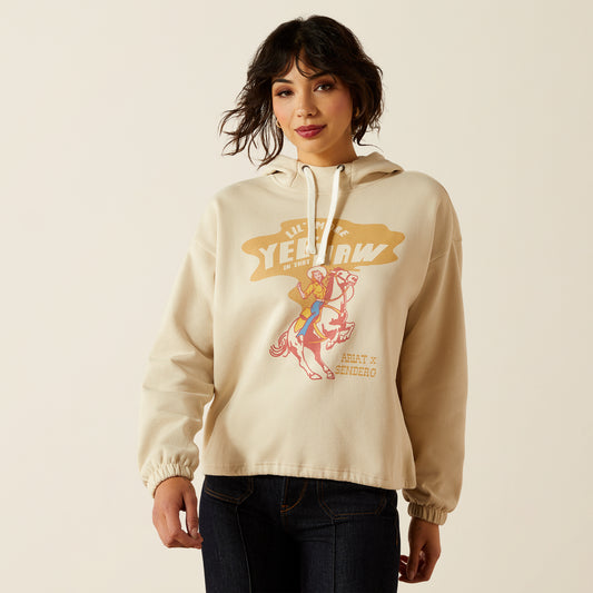 Sendero Yeehaw Hoodie - Oyster Grey