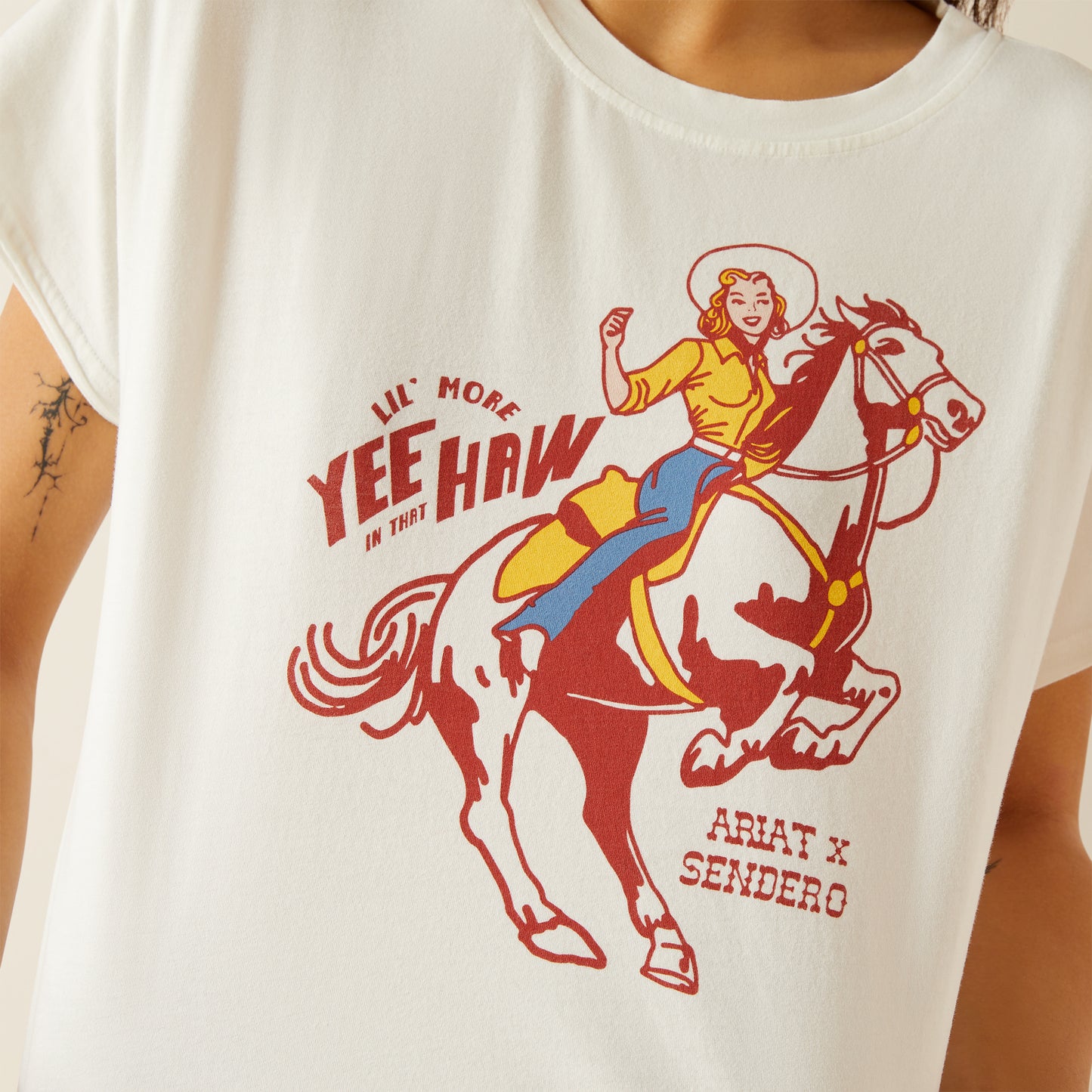 Sendero Yeehaw T-Shirt - White