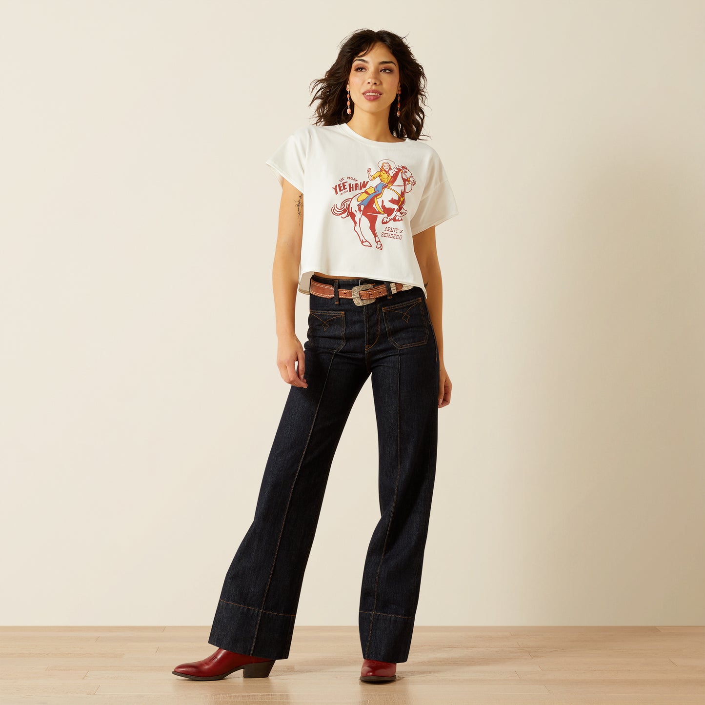 Sendero Yeehaw T-Shirt - White