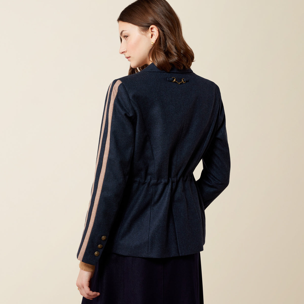 Dornie Wool Blazer - Navy