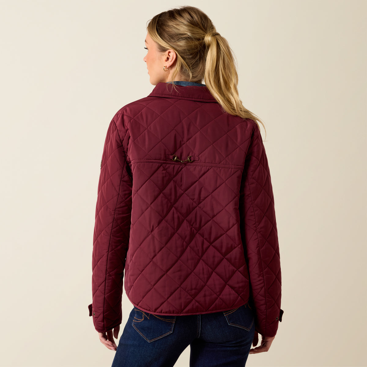 Woodgate Quilted Jacket - Windsor Wine