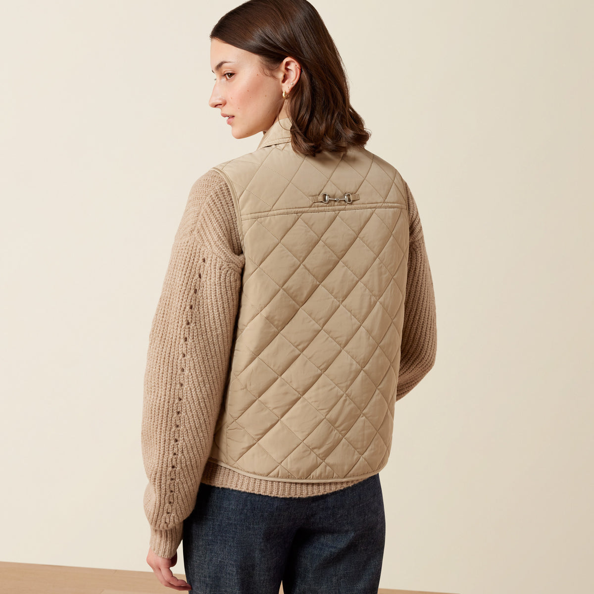 Woodgate Quilted Gilet - Crockery
