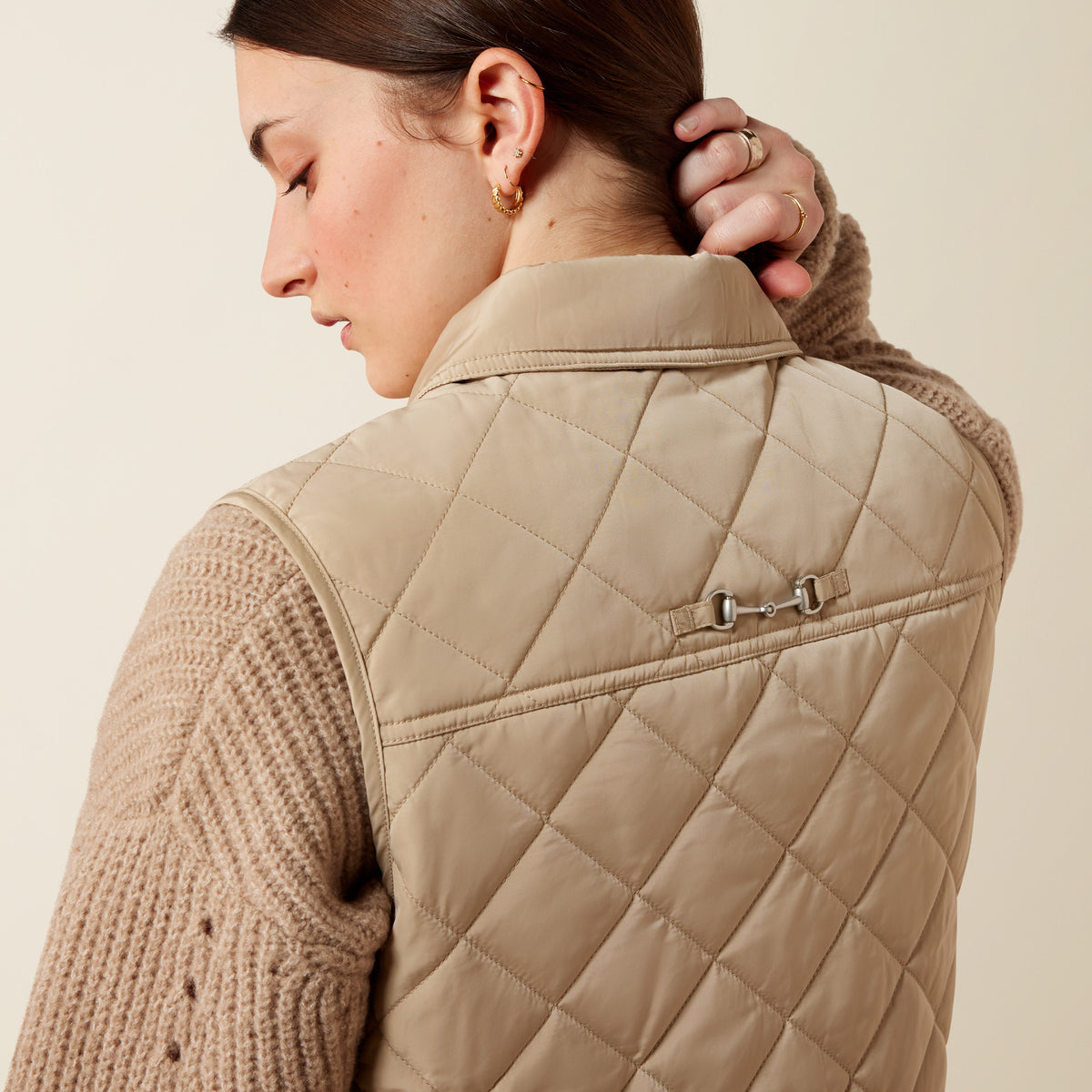 Woodgate Quilted Gilet - Crockery