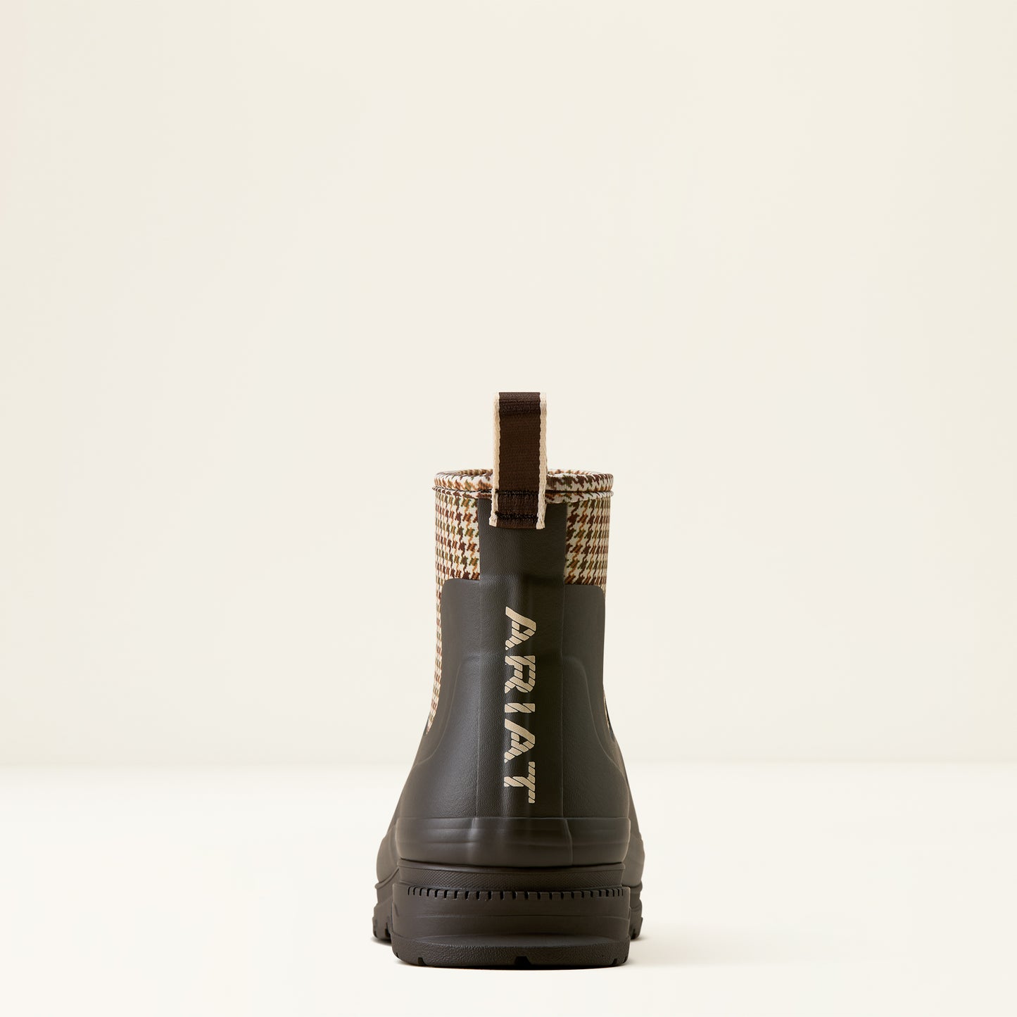 Women's Kelmarsh Shortie Rubber Boot - Chocolate/Tan Twill