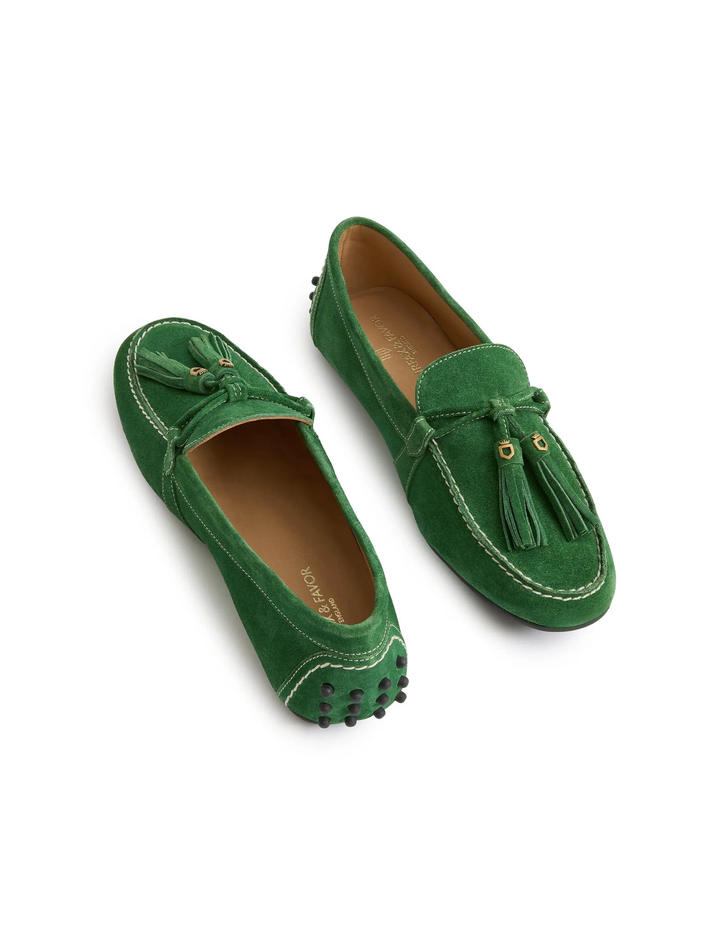 Rutland Driver - Clover Green Suede