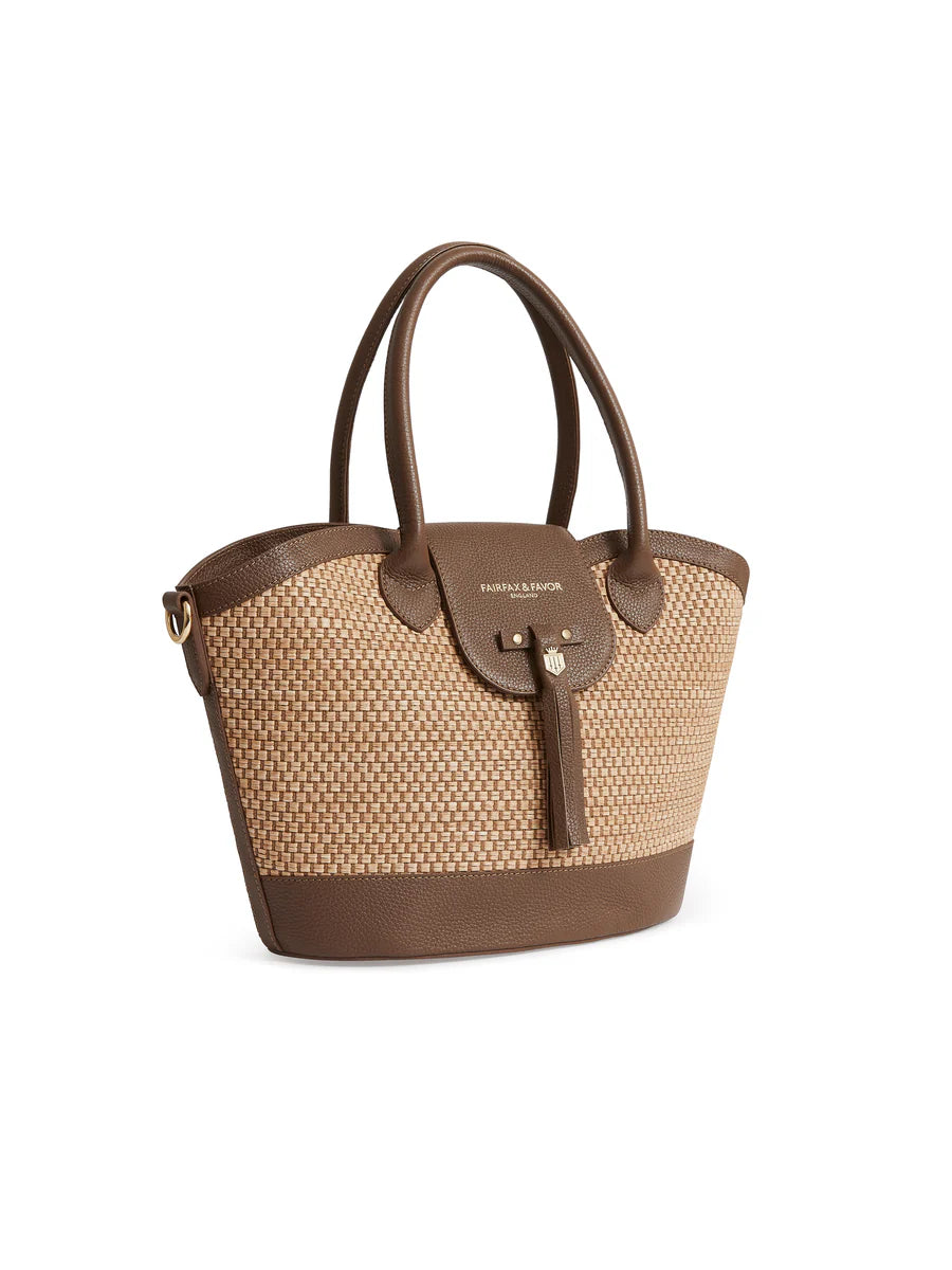 Windsor Basket Bag - Tan Leather