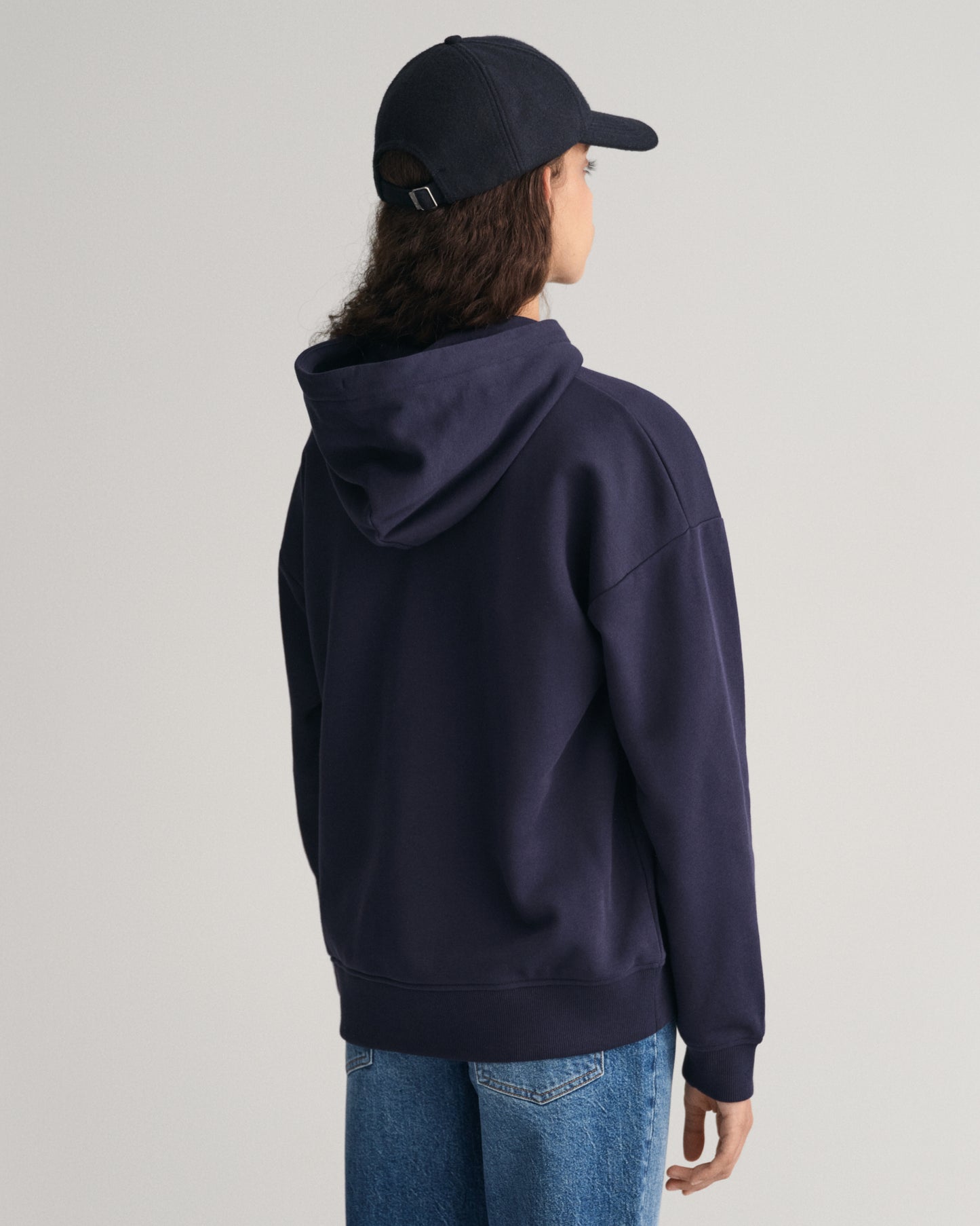 Shield Zip Hoodie - Evening Blue