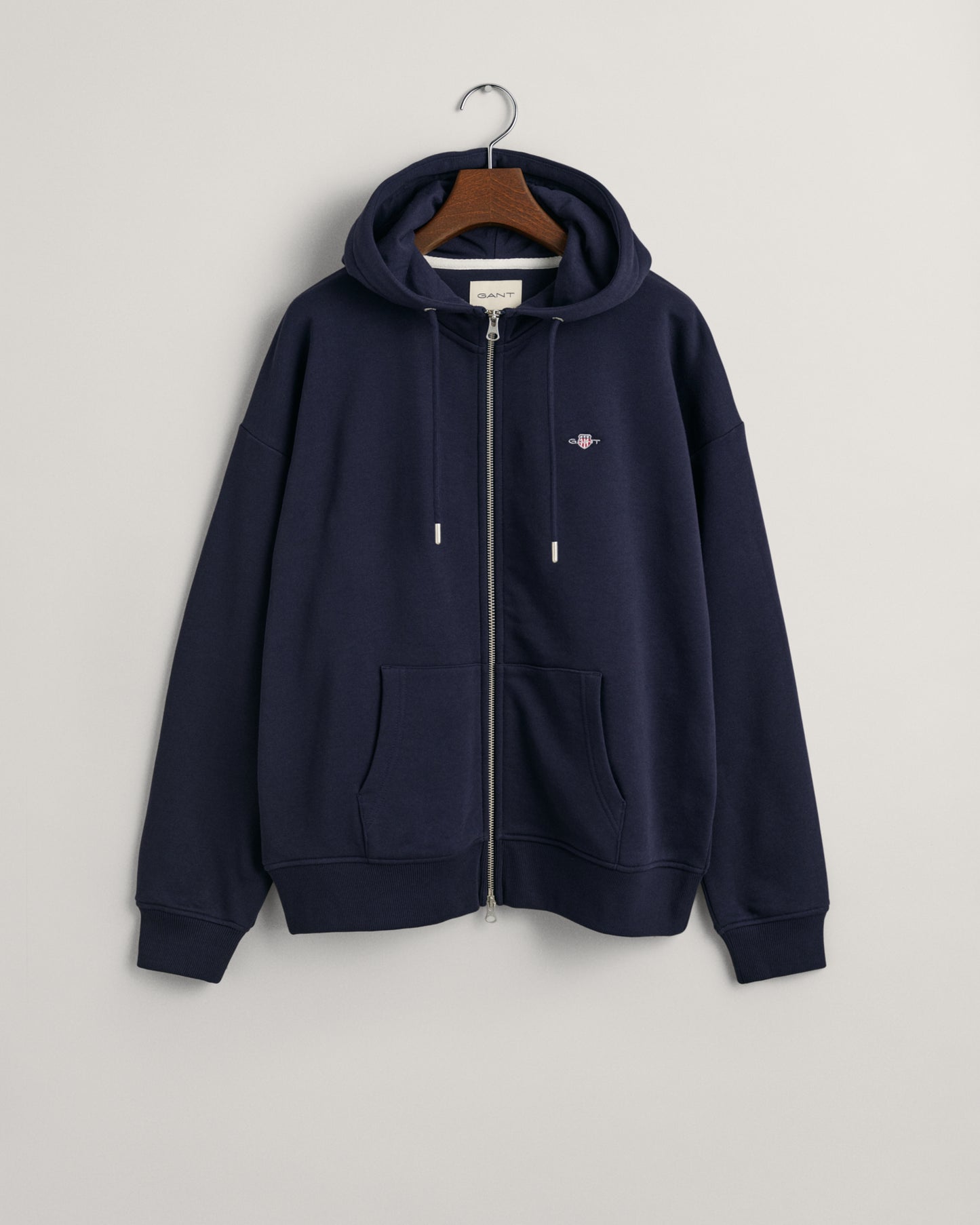 Shield Zip Hoodie - Evening Blue