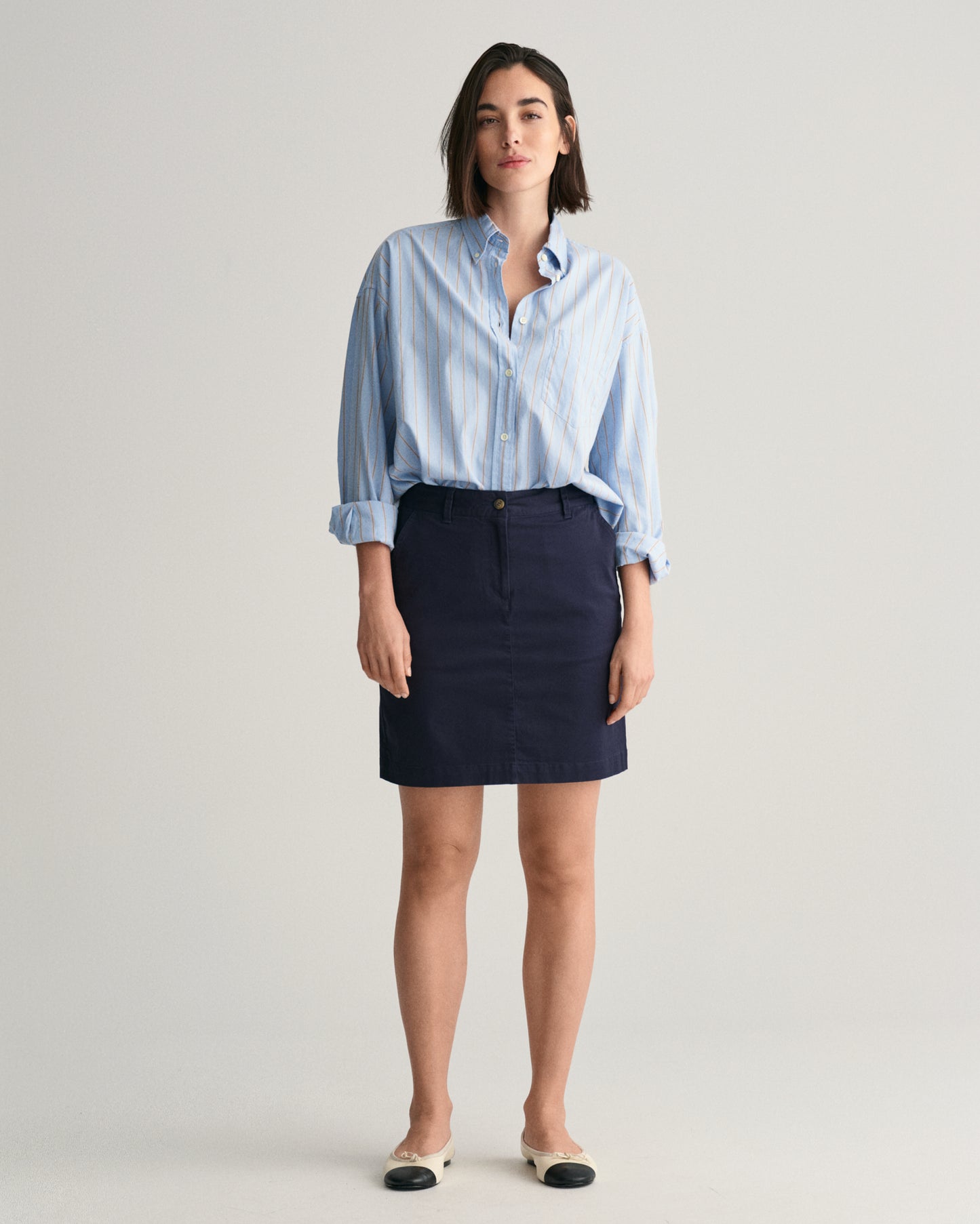 Chino Skirt - Evening Blue