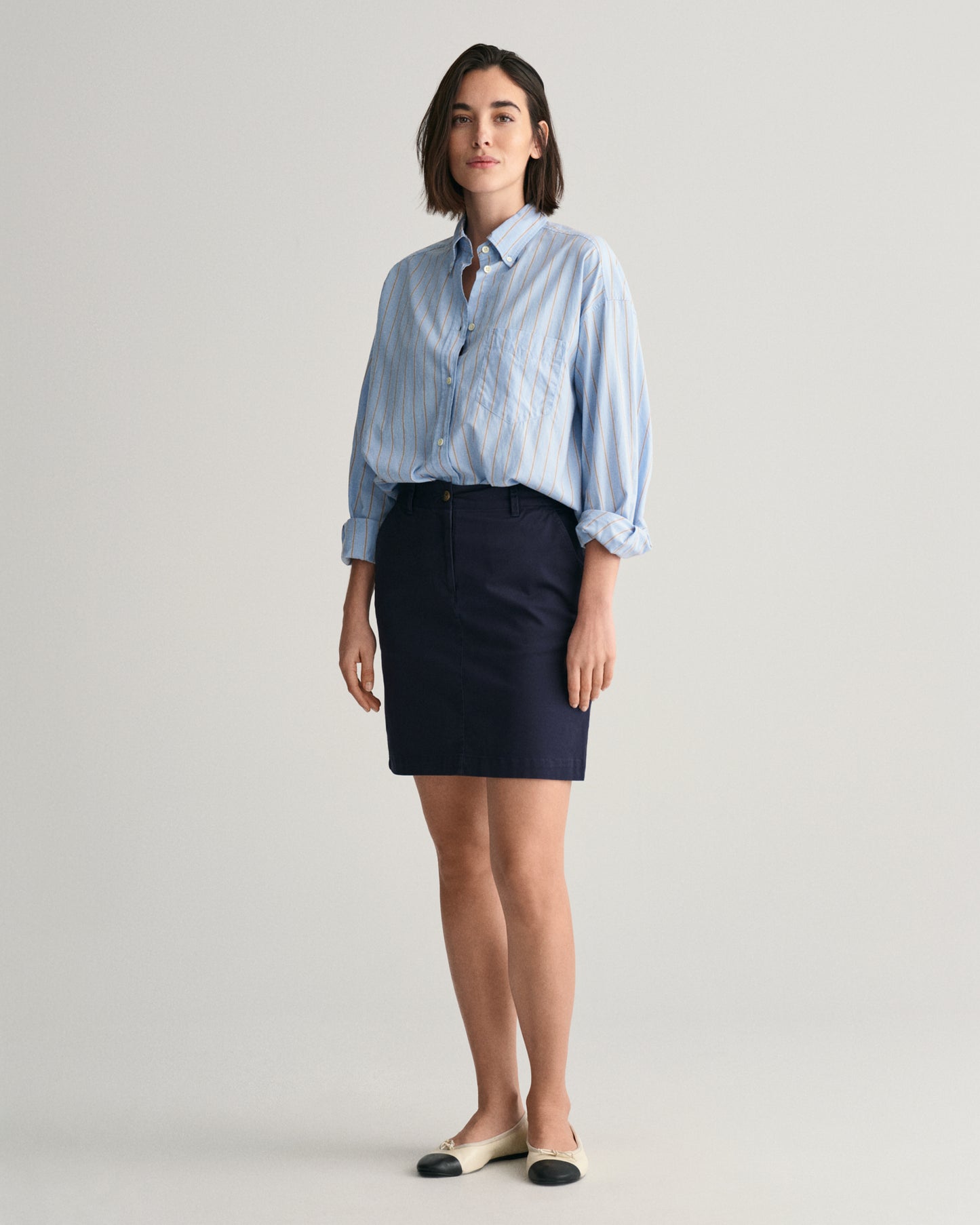 Chino Skirt - Evening Blue