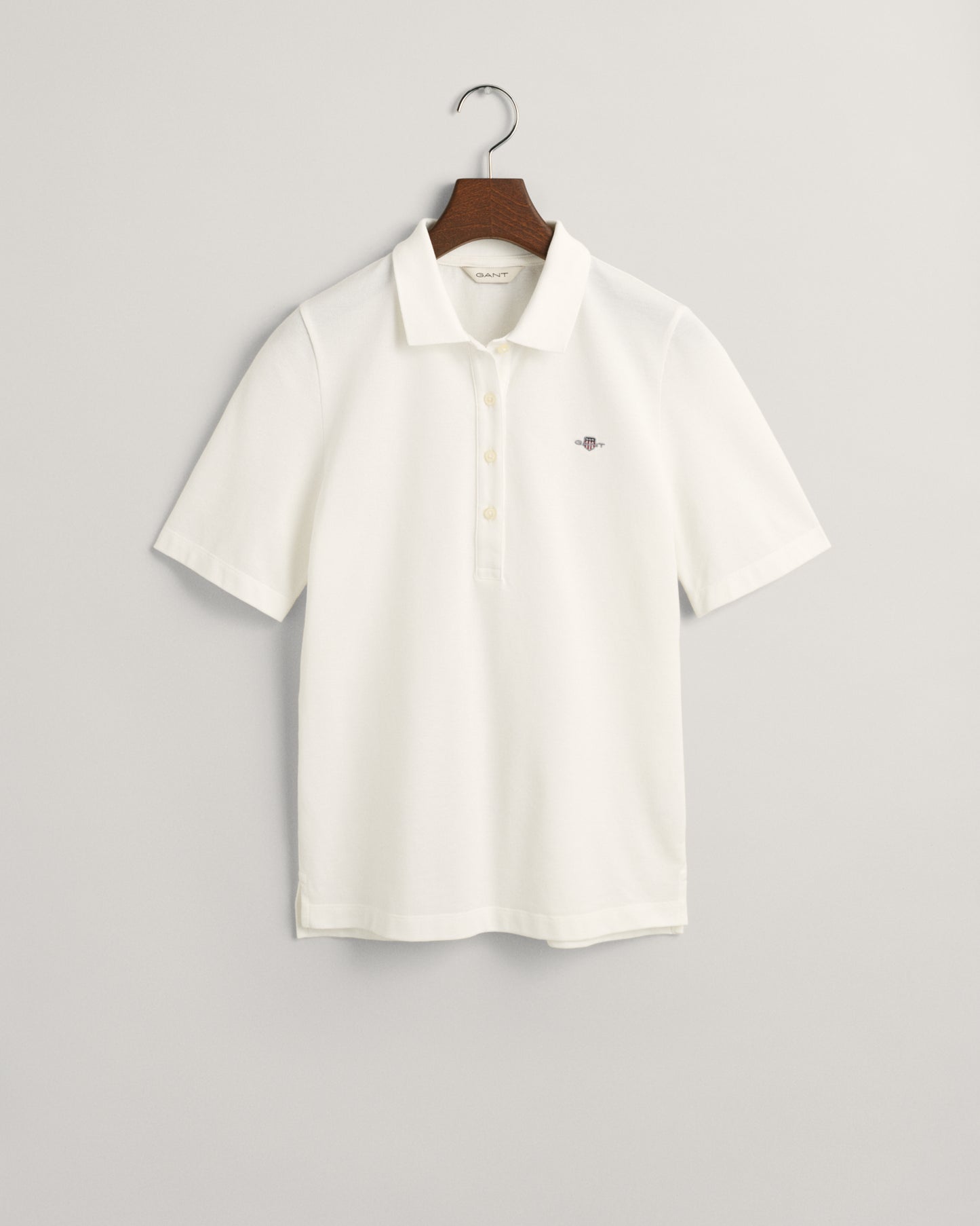 Shield Piqué Polo Shirt - Eggshell