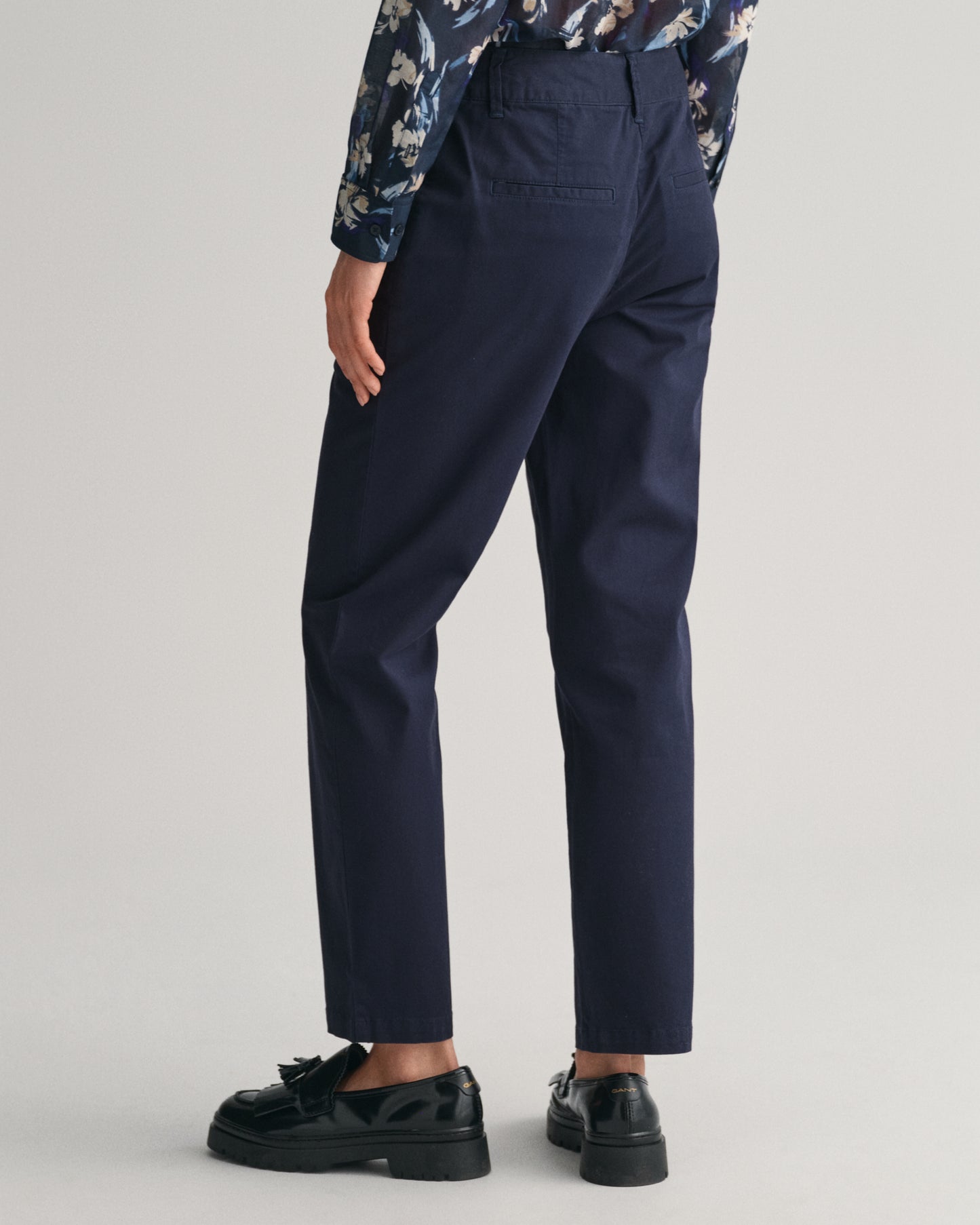 Slim Fit Chinos - Evening Blue