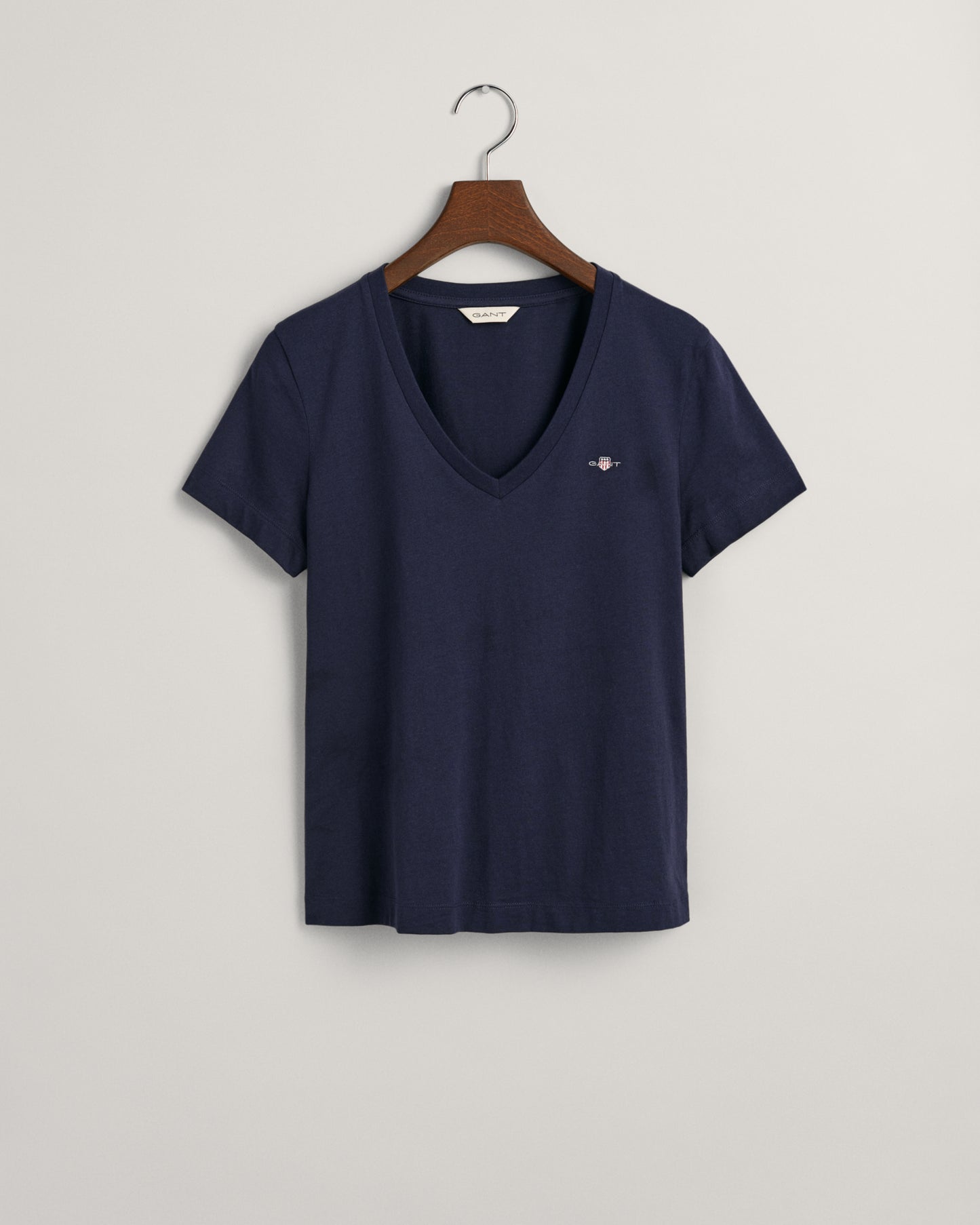 Shield V-Neck T-Shirt - Evening Blue