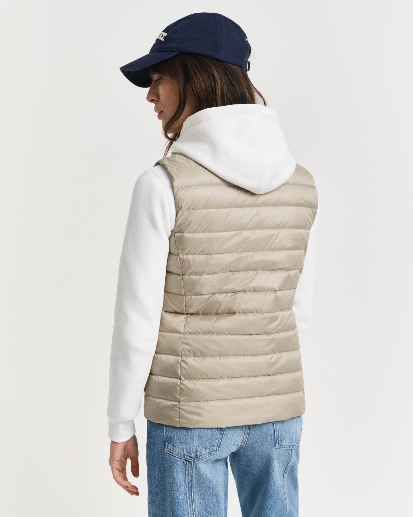 Light Down Vest - Concrete Beige