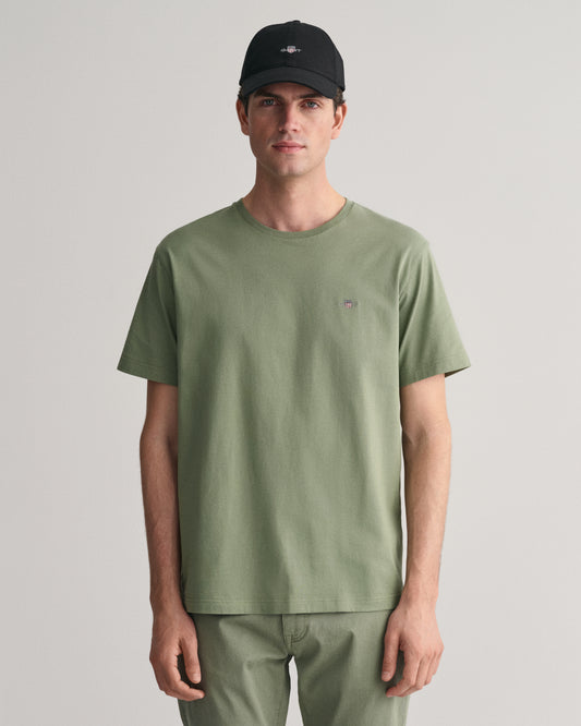 Regular Fit Shield T-Shirt - Dry Green