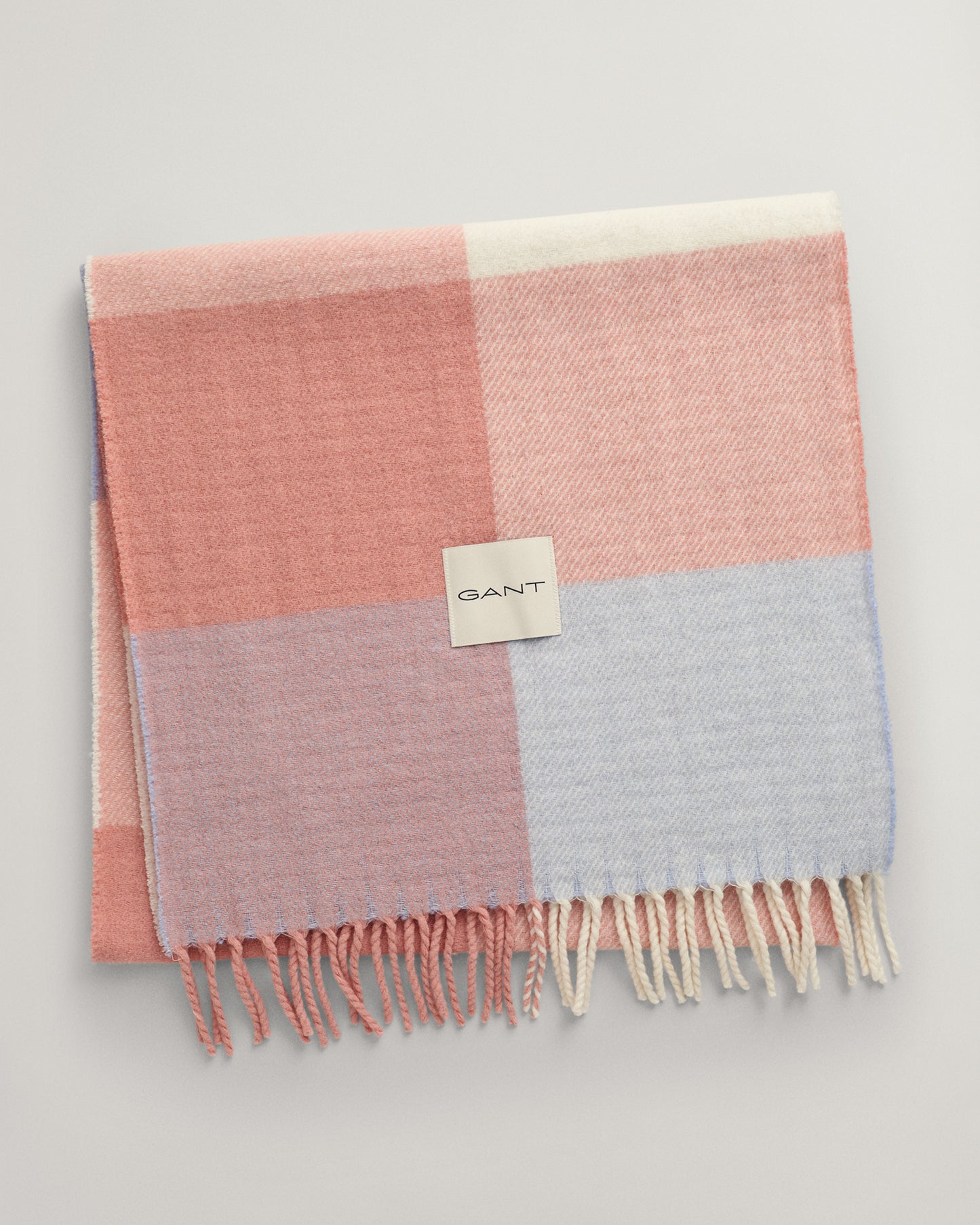 Checked Scarf - Shade Blue