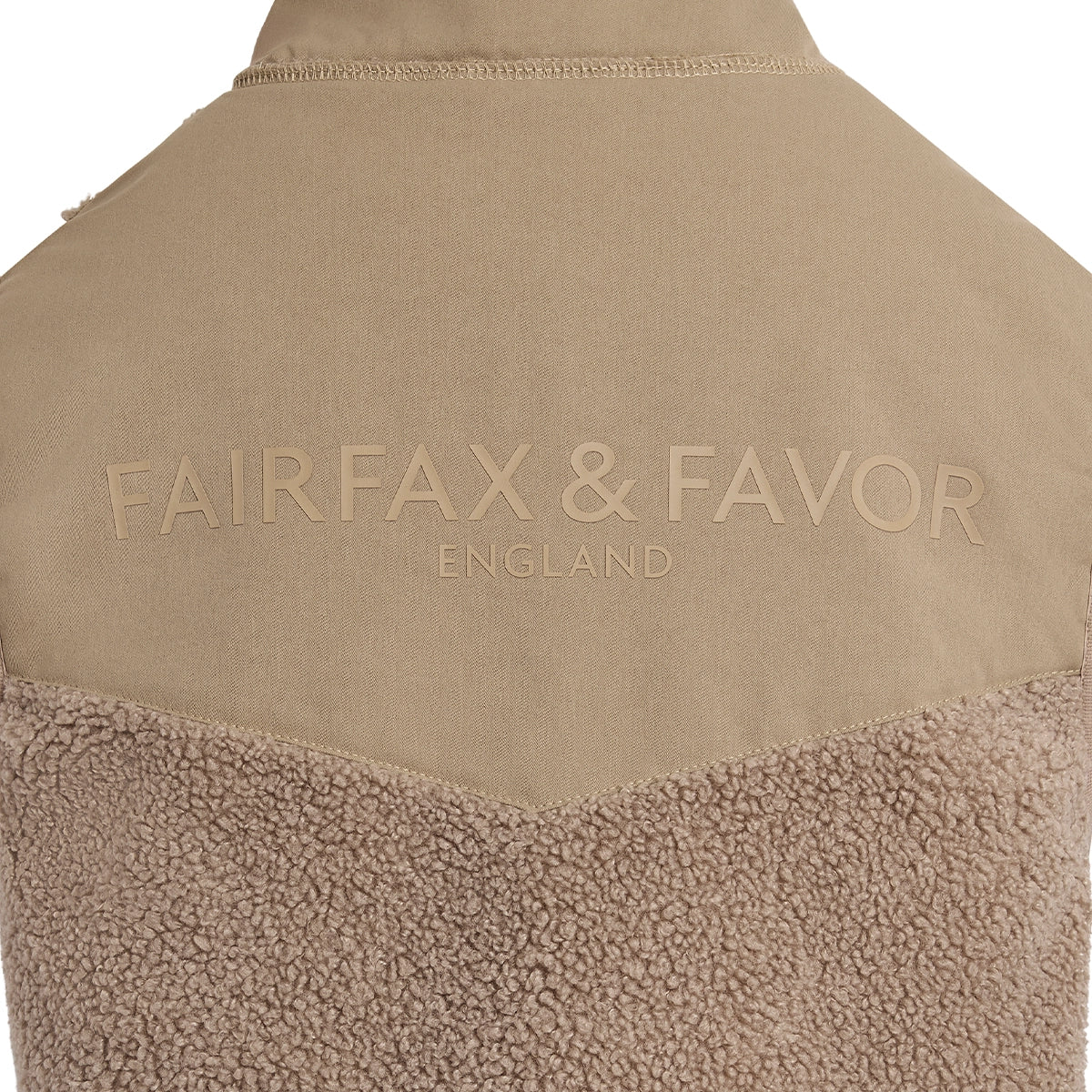Agnes Fleece Gilet - Fawn