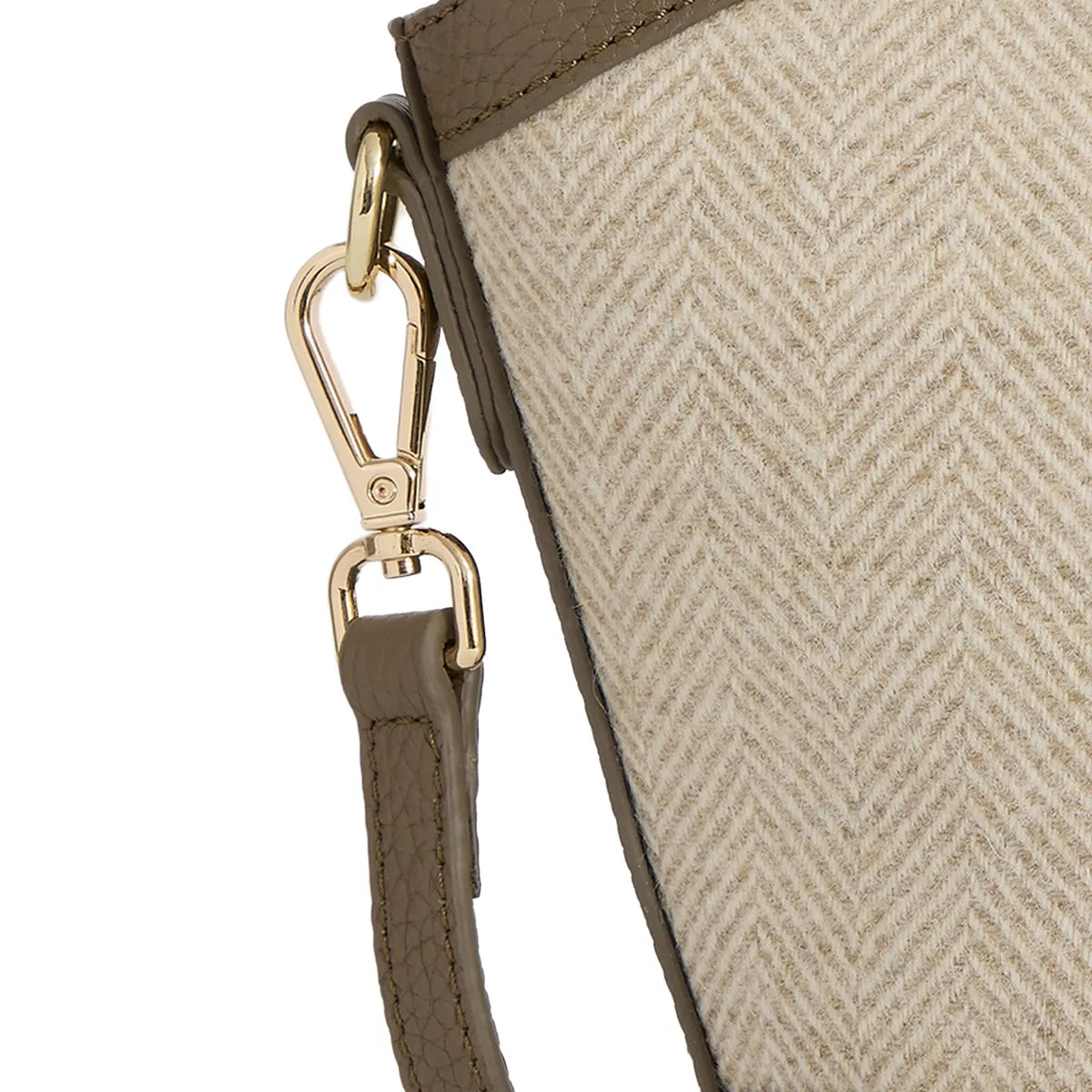 Mini Windsor Tote - Herringbone Fawn Leather