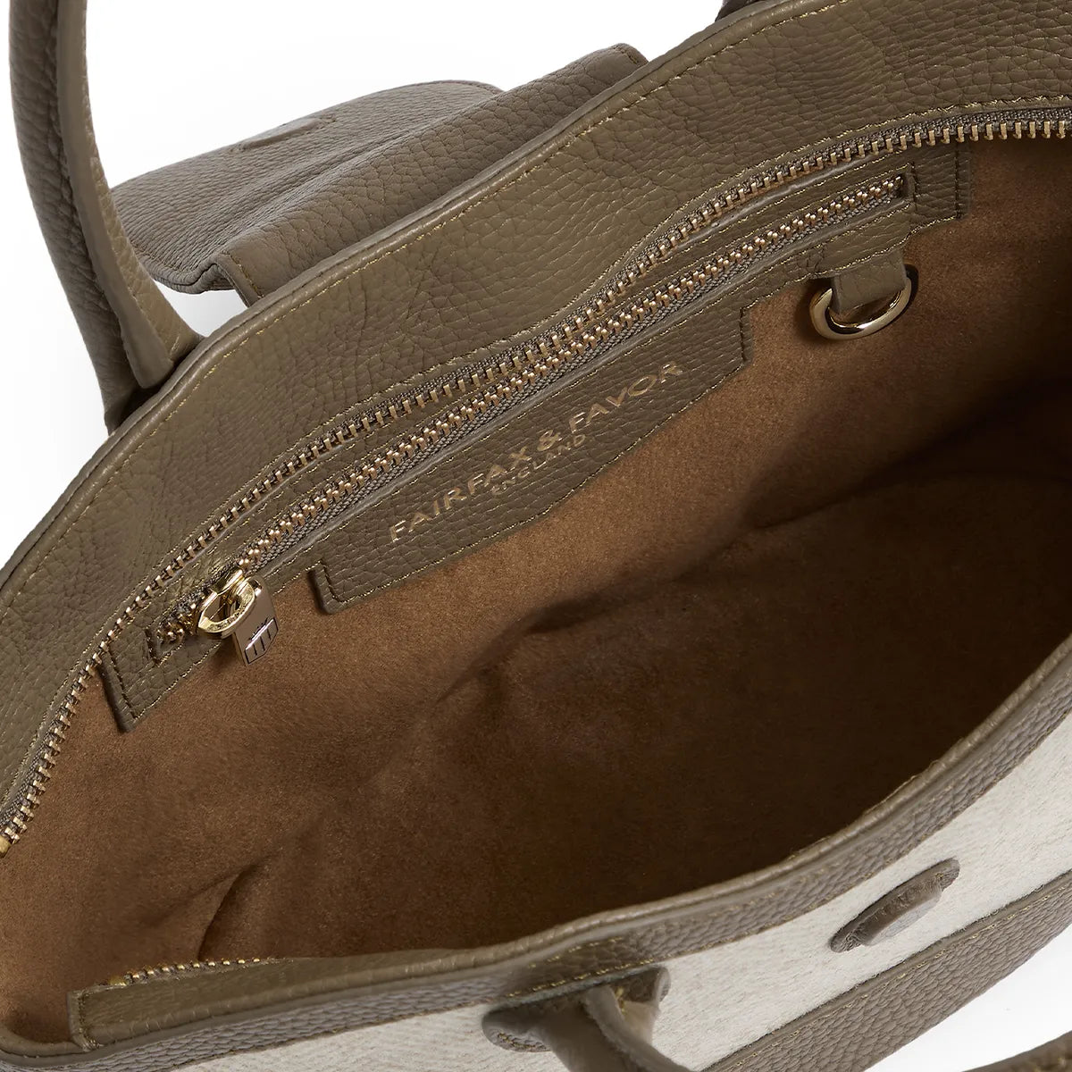 Mini Windsor Tote - Herringbone Fawn Leather