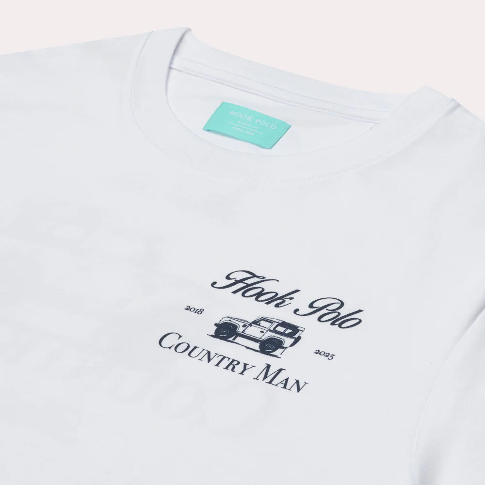 Landy Country Man Tee - White