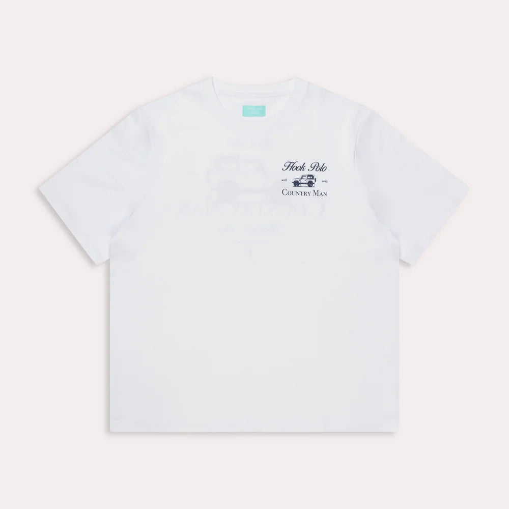 Landy Country Man Tee - White