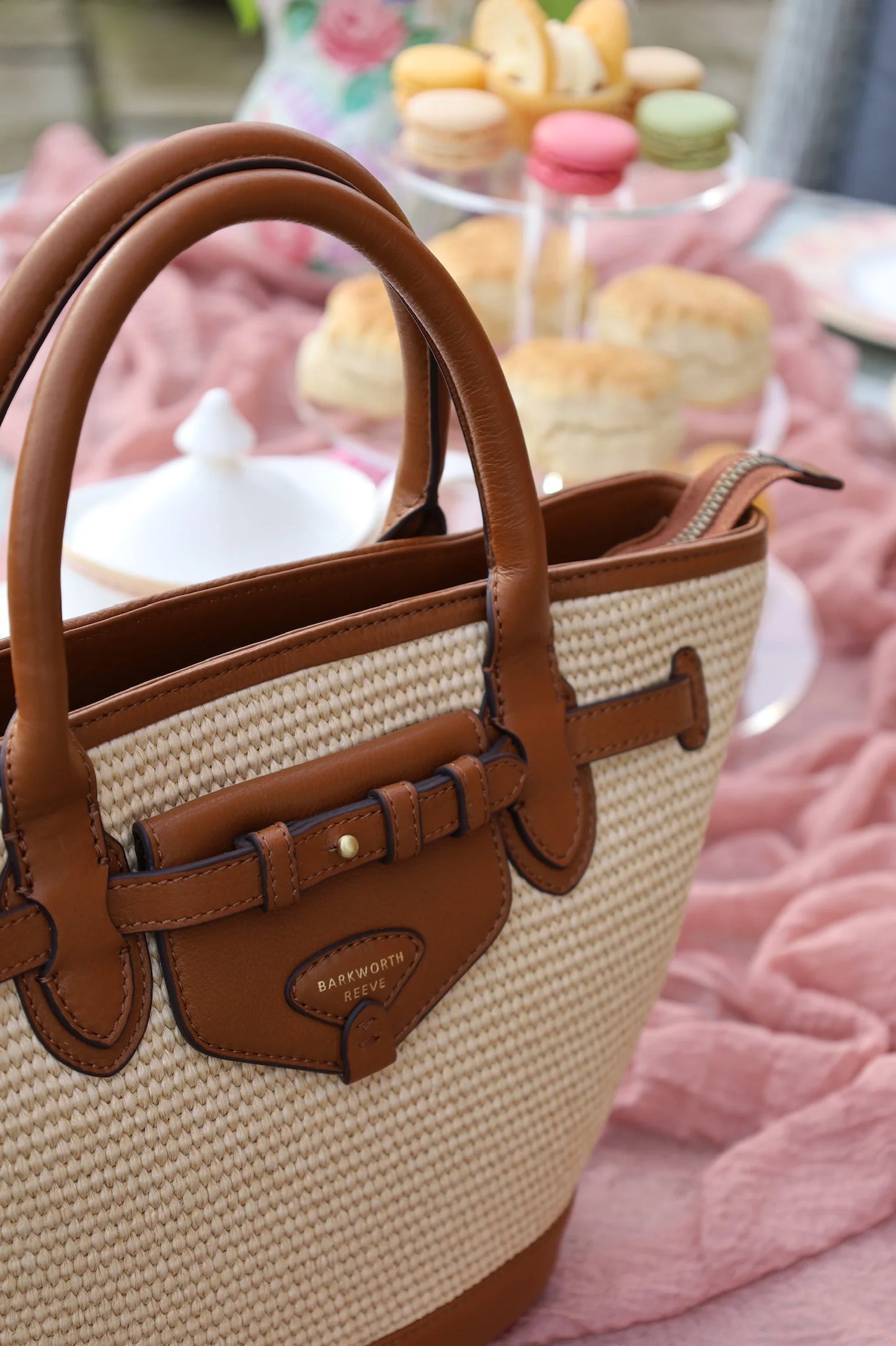 Bar Harbour Mini - Raffia & Tan