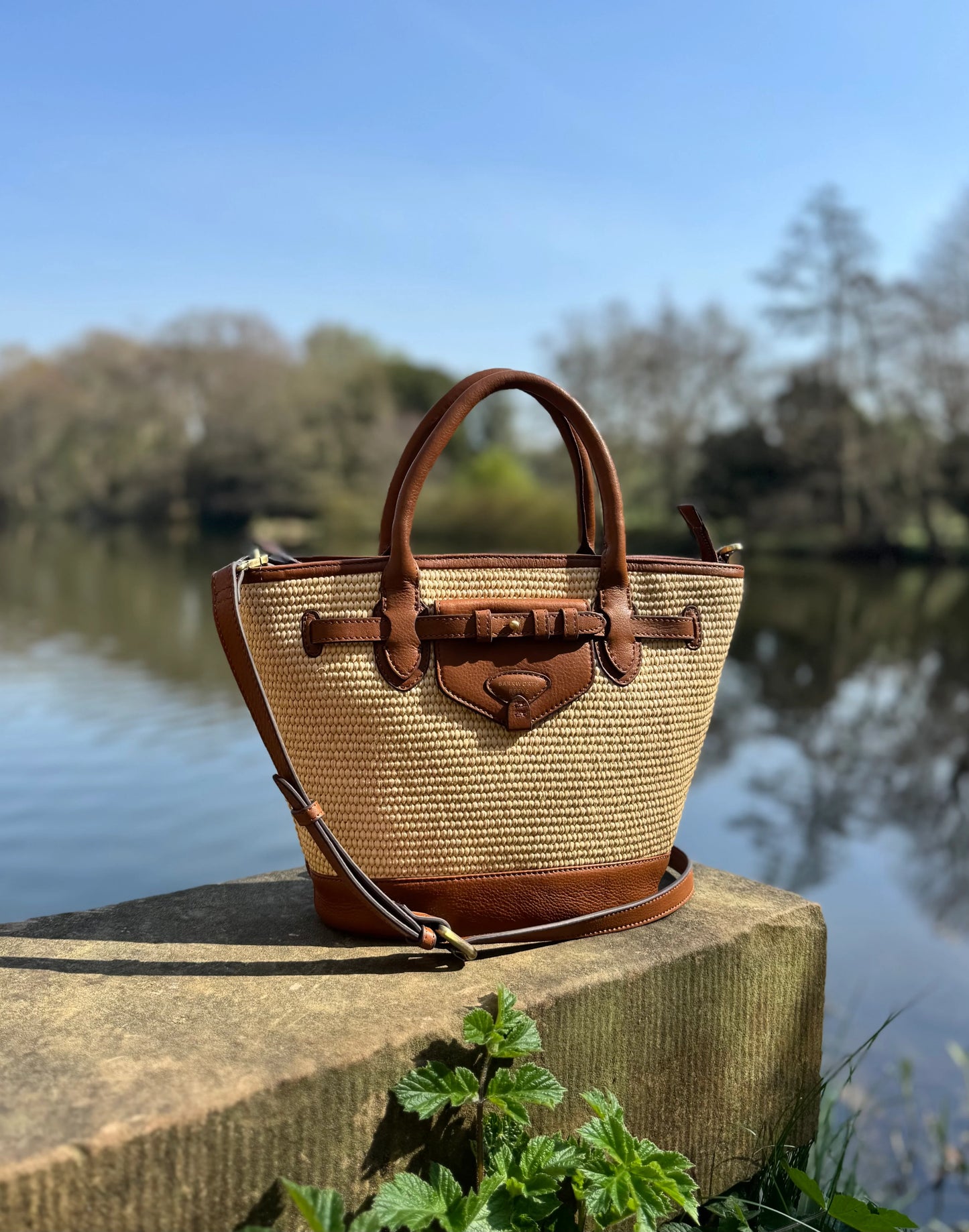 Bar Harbour Mini - Raffia & Tan