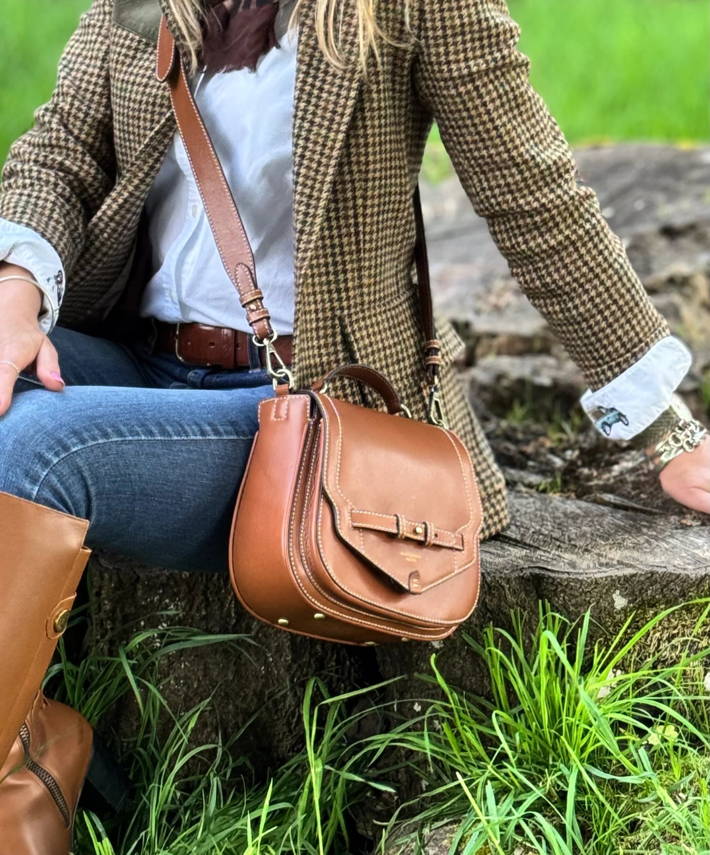 Felpersham Saddle Bag - Tan