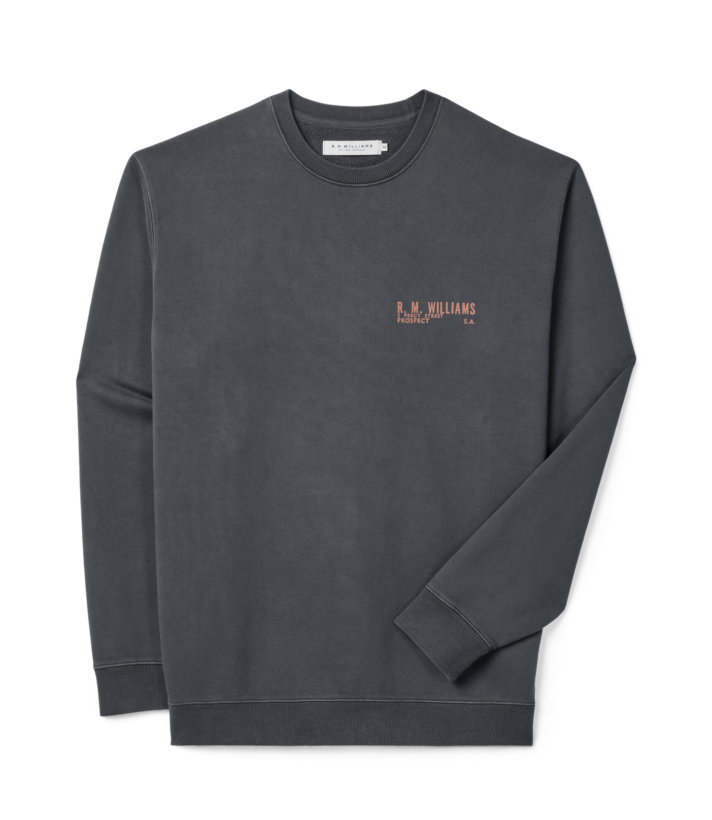 Flinders Crew Sweatshirt - Vintage Black