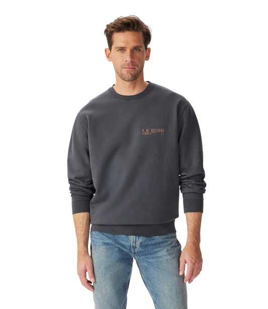 Flinders Crew Sweatshirt - Vintage Black